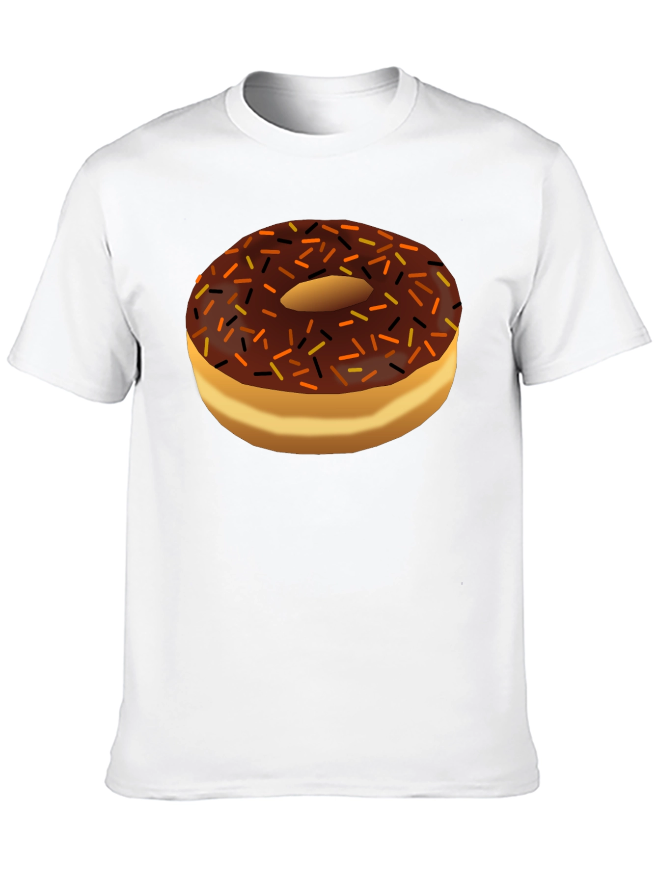 Black Donut Graphic Black T-Shirt view 10