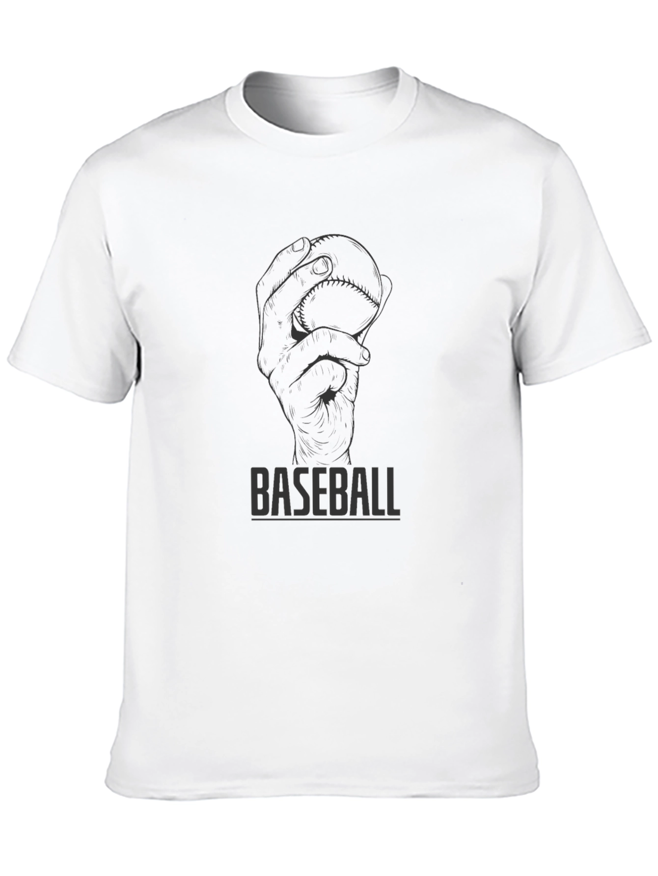 Black Baseball Graphic T-Shirt - Soft Cotton Tee for Sport Fans view 10