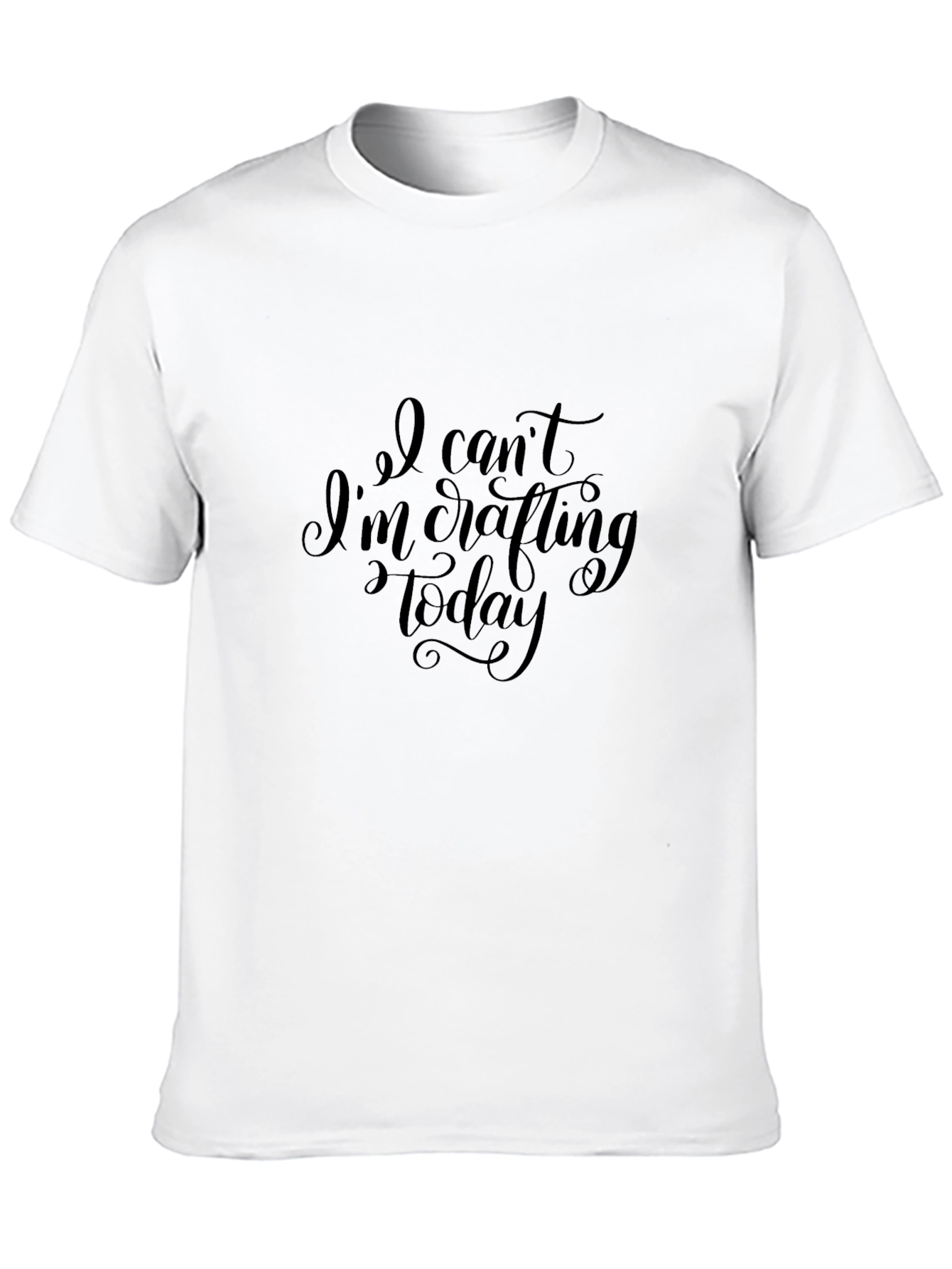 Black Crafting Today T-Shirt - Black view 10