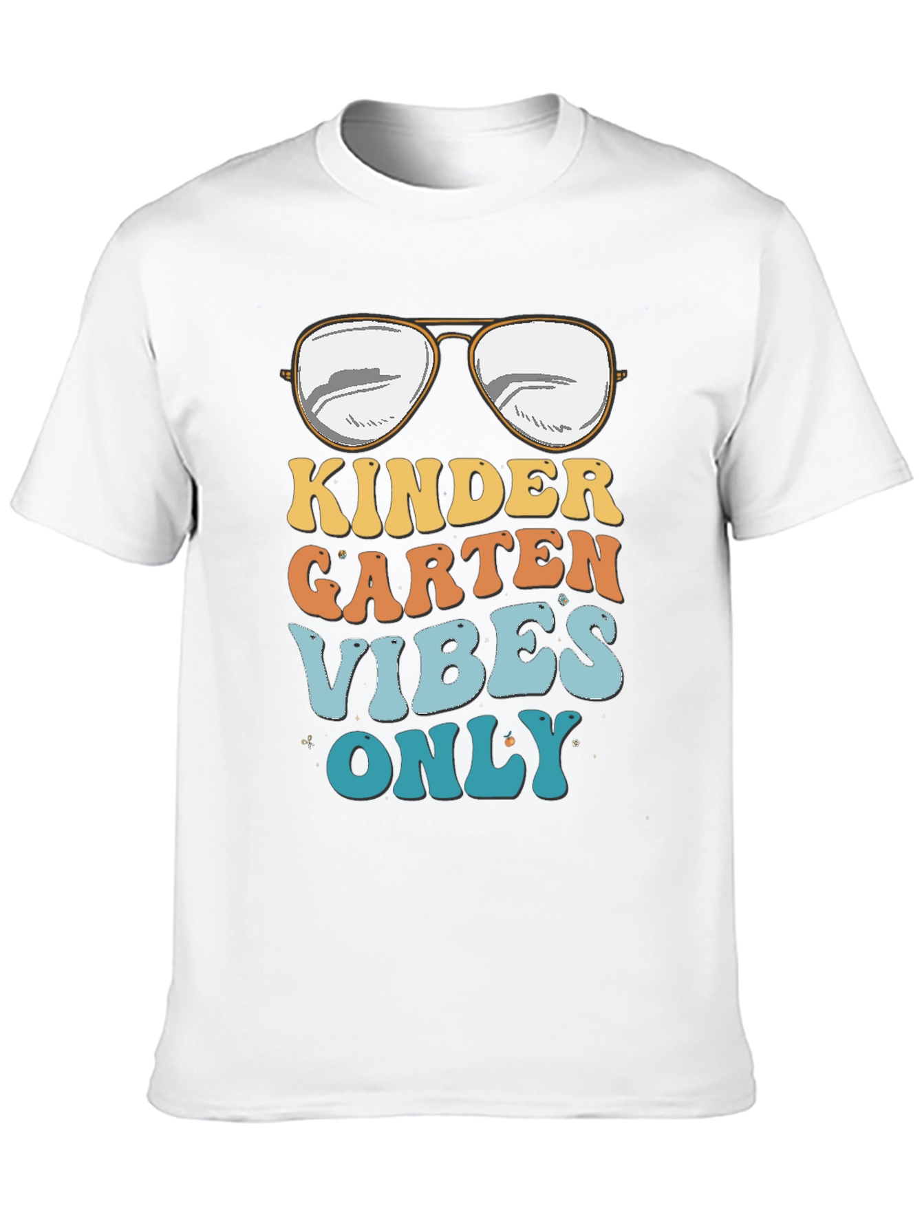 Black Kindergarten Vibes Only Graphic Tee view 10