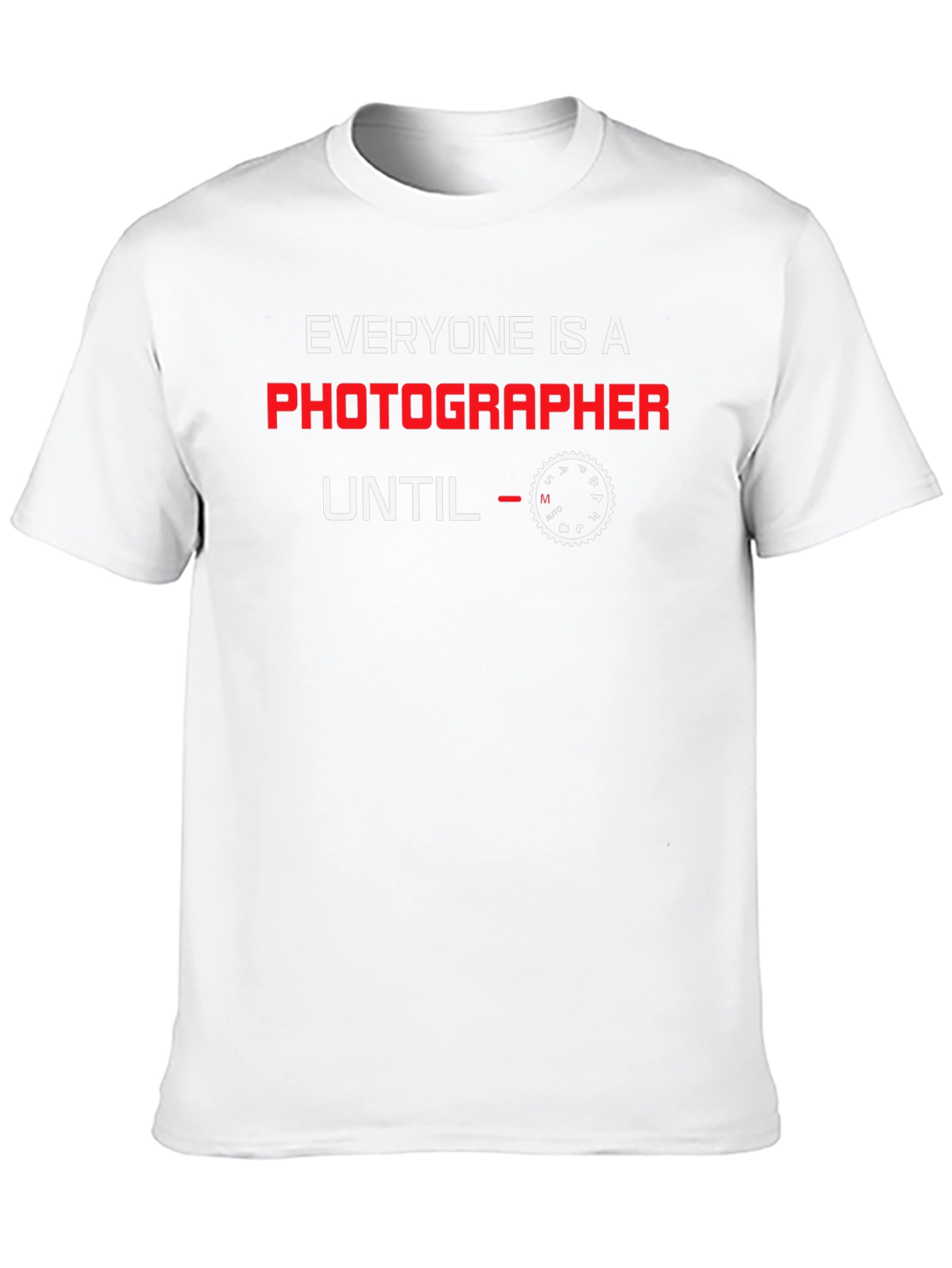 Black Photographer Mode Dial T-Shirt view 10