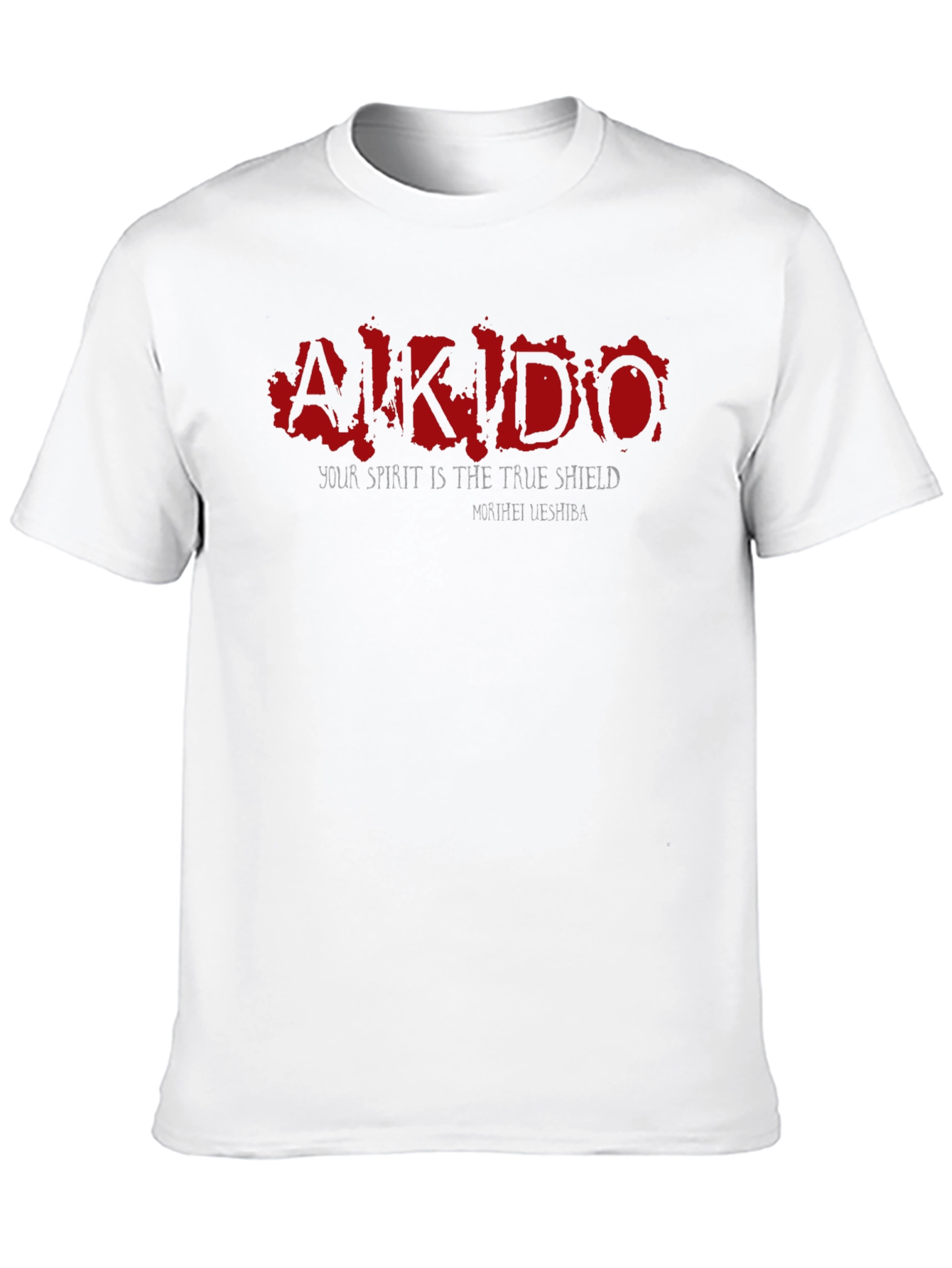 Black Aikido Spirit Shield Graphic Tee view 10