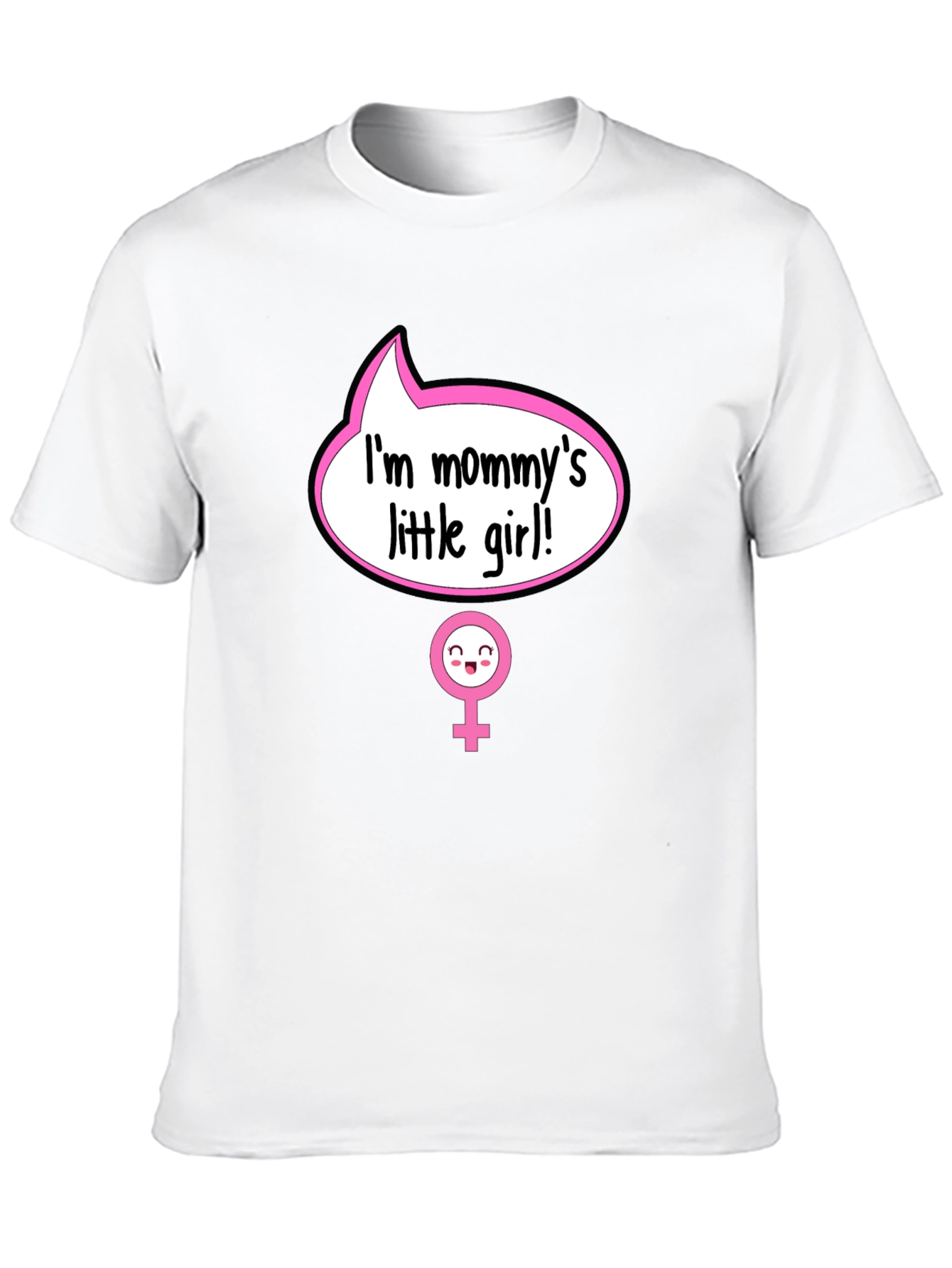 Black Mommy's Little Girl Graphic Tee - Cute Baby Shower Gift view 10