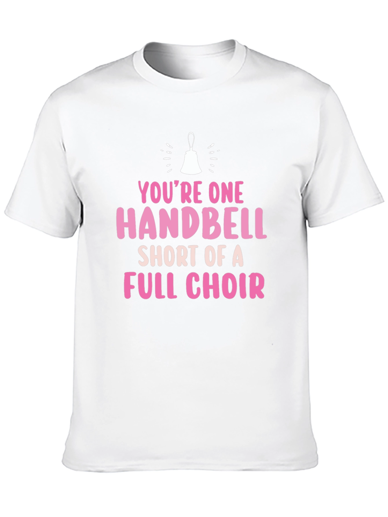 Black Handbell Choir T-Shirt - Funny Music Gift view 10