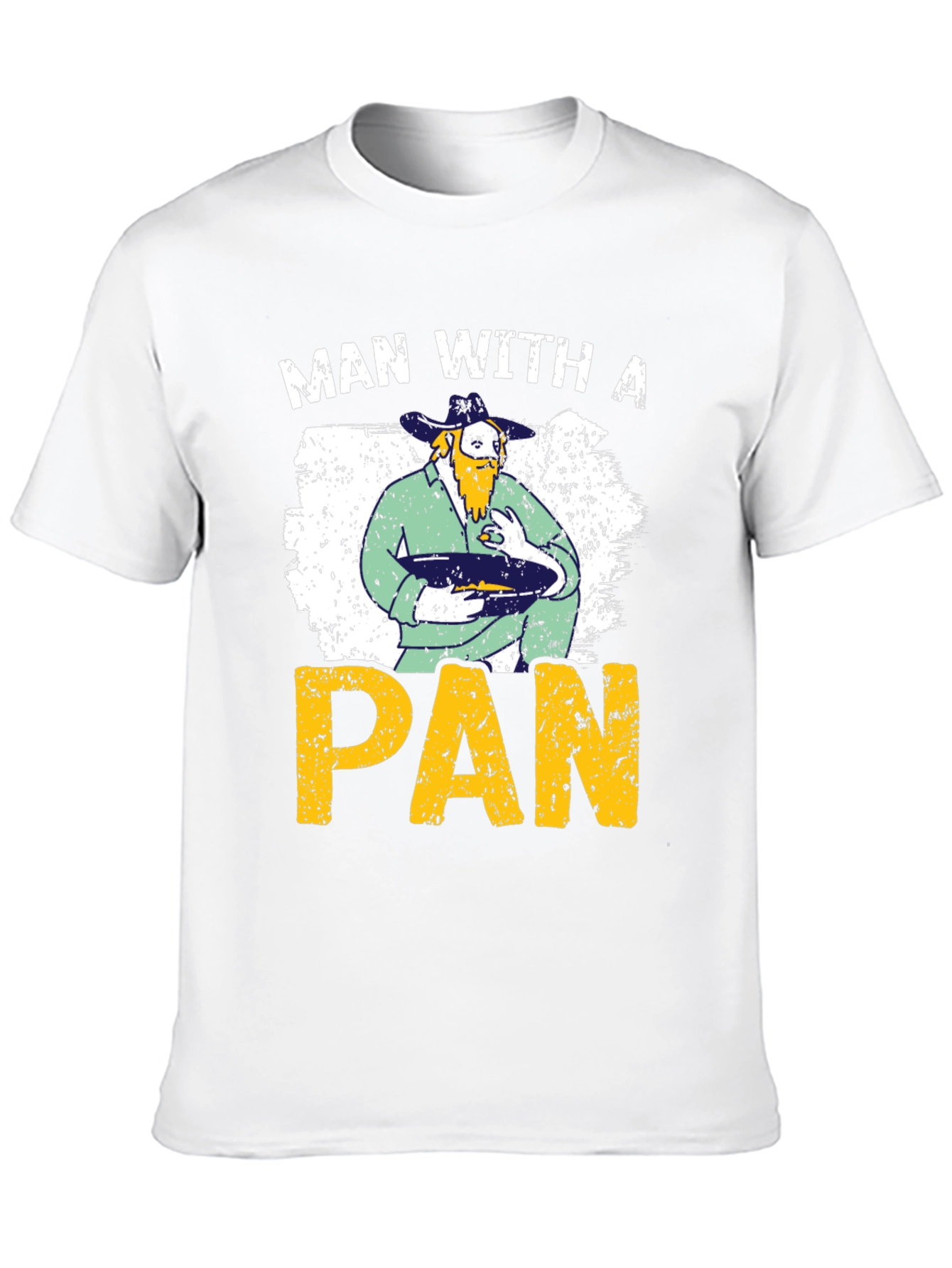 Black Man with a Pan Novelty T-Shirt view 10