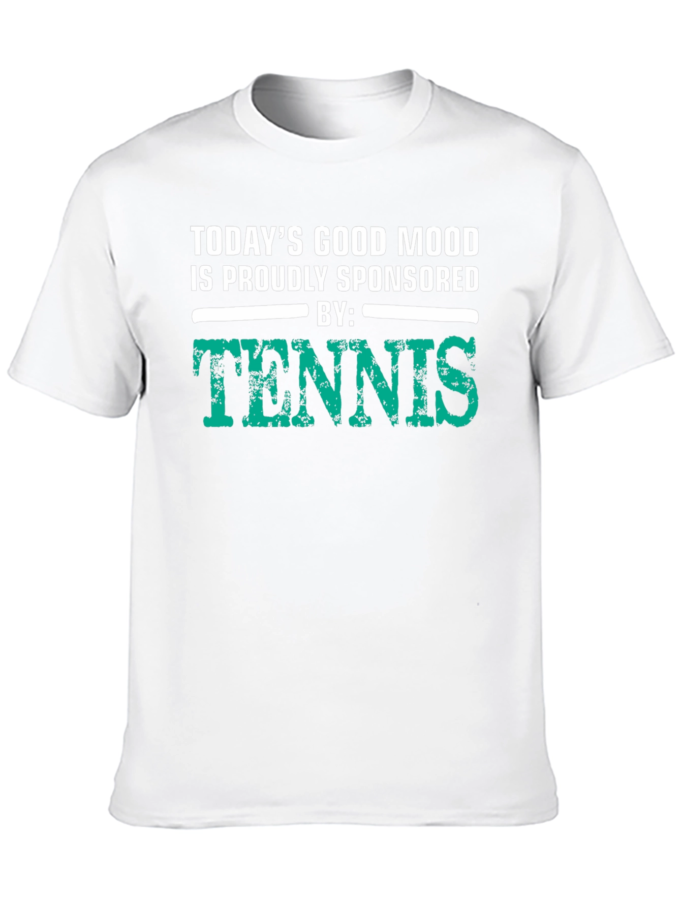 Black Tennis Sponsored Good Mood T-Shirt view 10