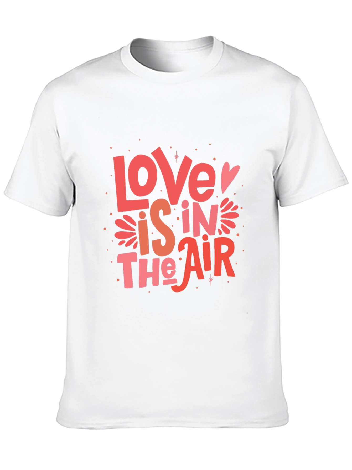 Black Love is in the Air Graphic Black T-Shirt view 10
