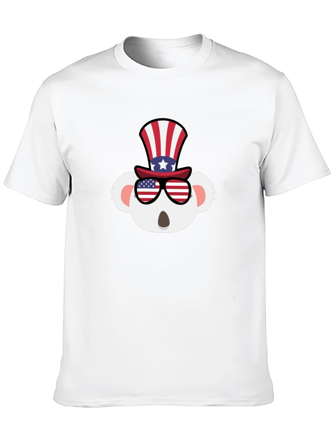 Black Patriotic Koala T-Shirt - USA Pride! view 10