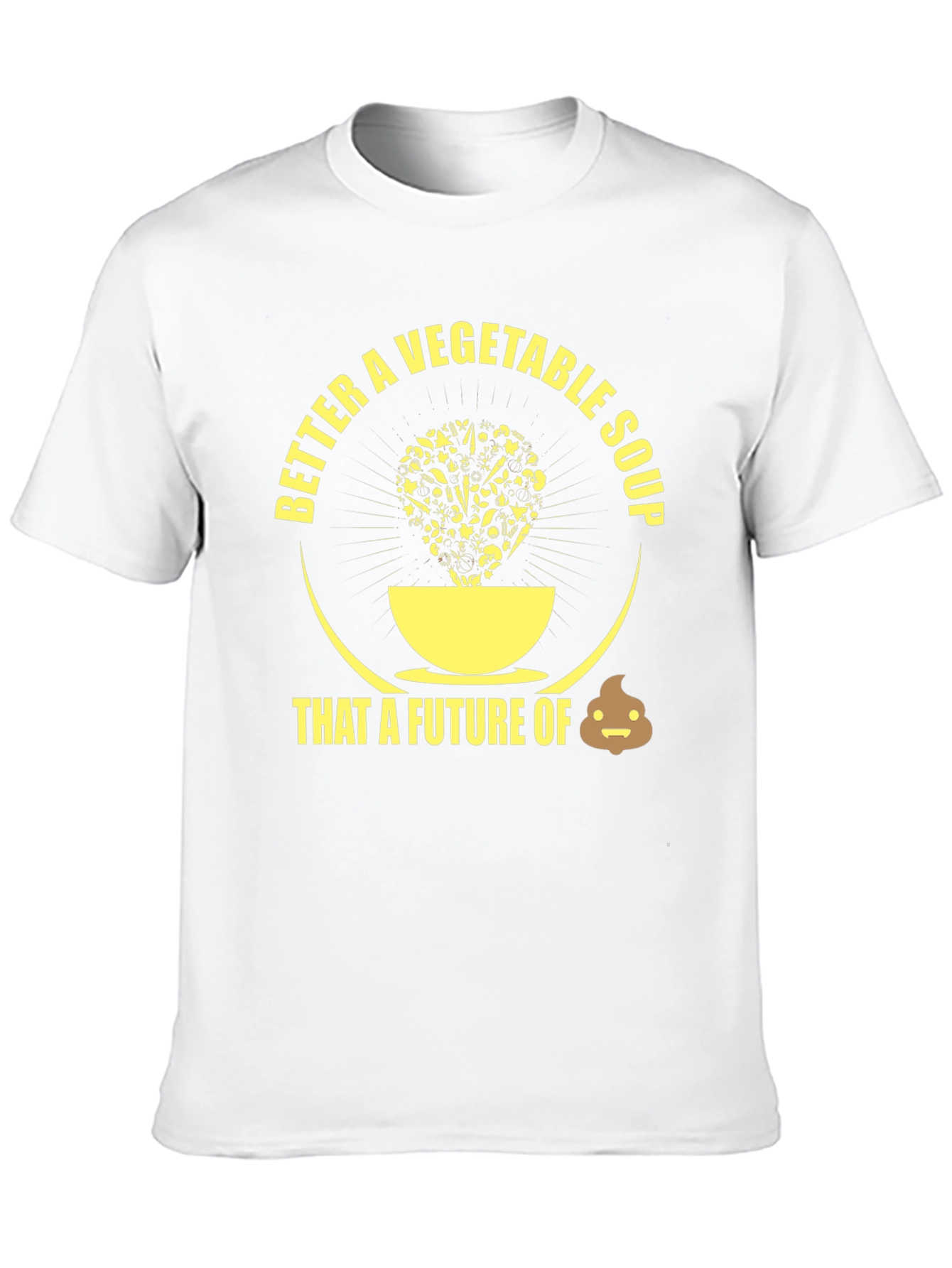 Black Vegetable Soup T-Shirt - Funny Foodie Tee view 10