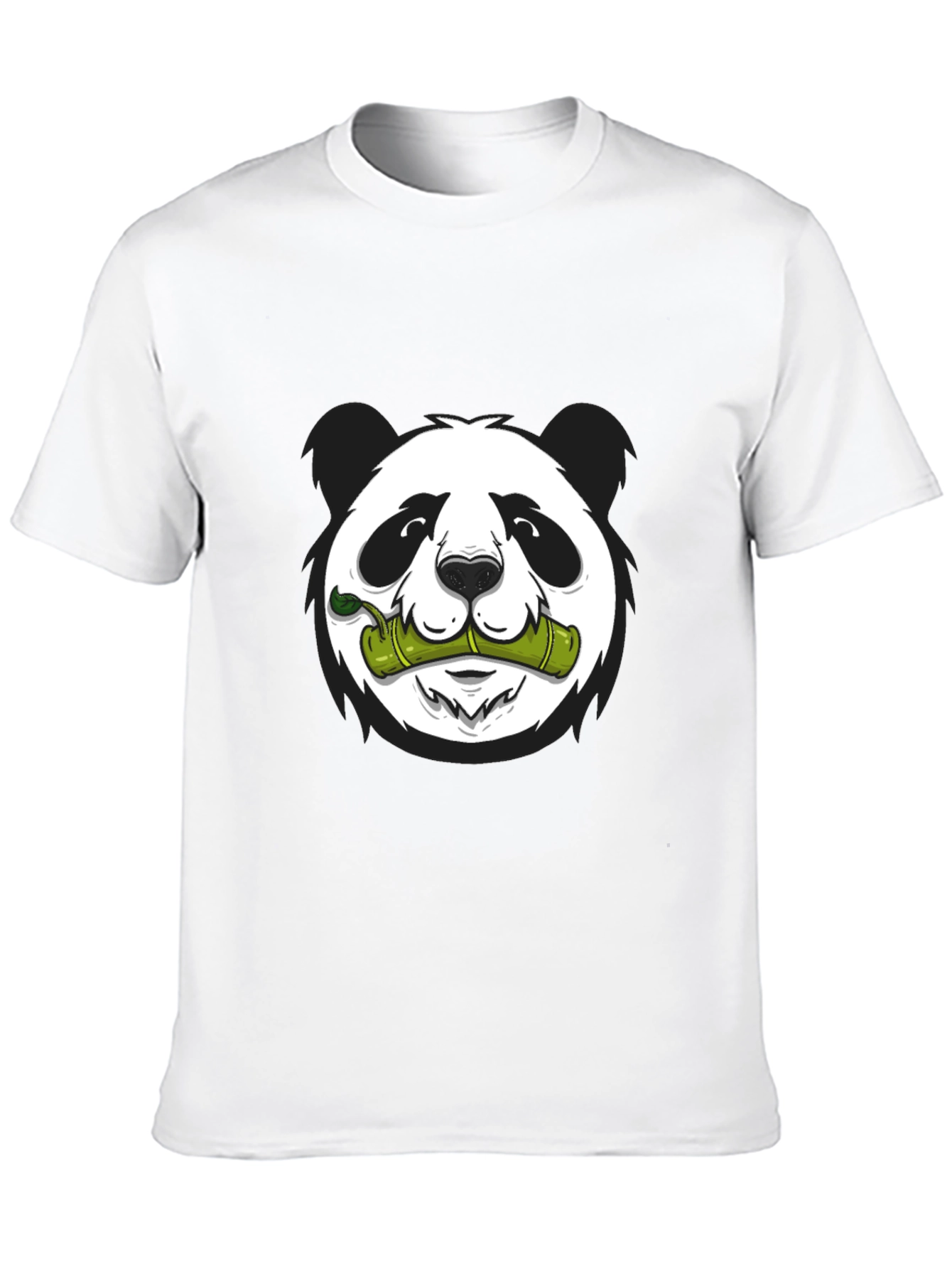 Black Panda Bamboo Graphic Tee - Cool Casual Comfort view 10