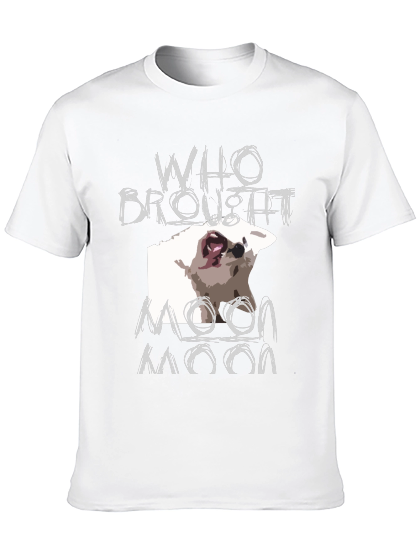 Black Who Brought Moon Moon T-Shirt view 10
