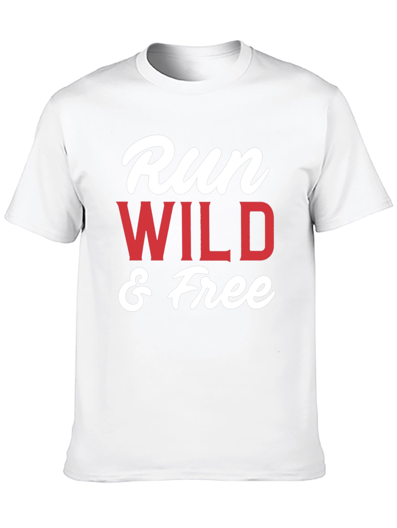 Black Run Wild & Free Graphic T-Shirt - Black view 10