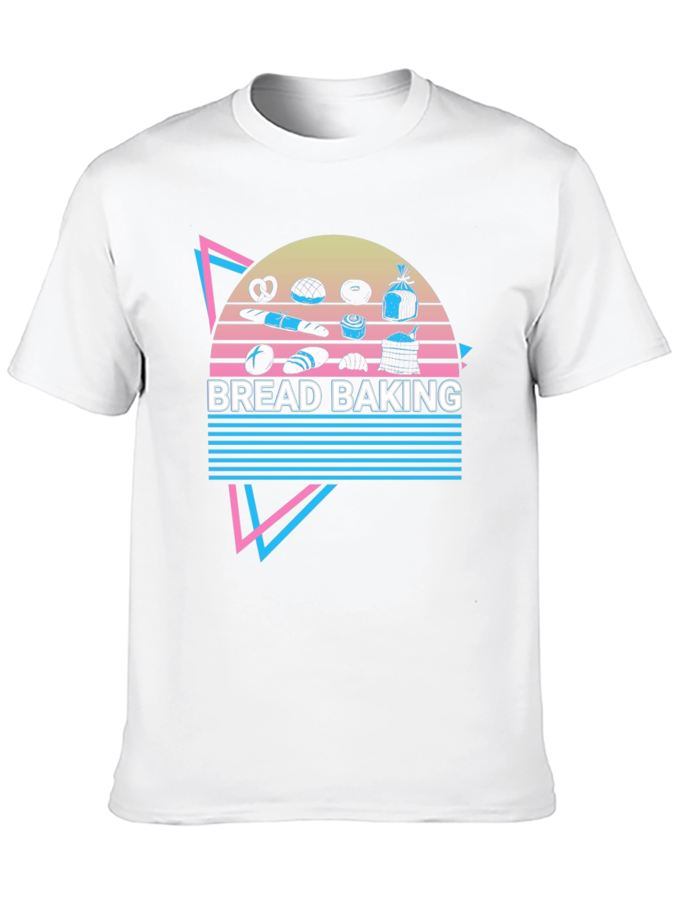 Black Retro Bread Baking Graphic Tee view 10