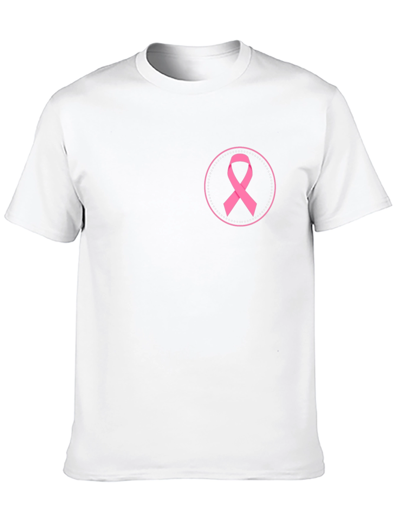 Black Breast Cancer Awareness Ribbon T-Shirt view 10