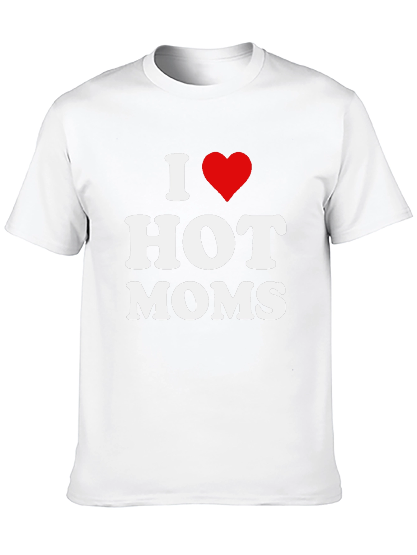 Black I Heart Hot Moms Black T-Shirt view 10
