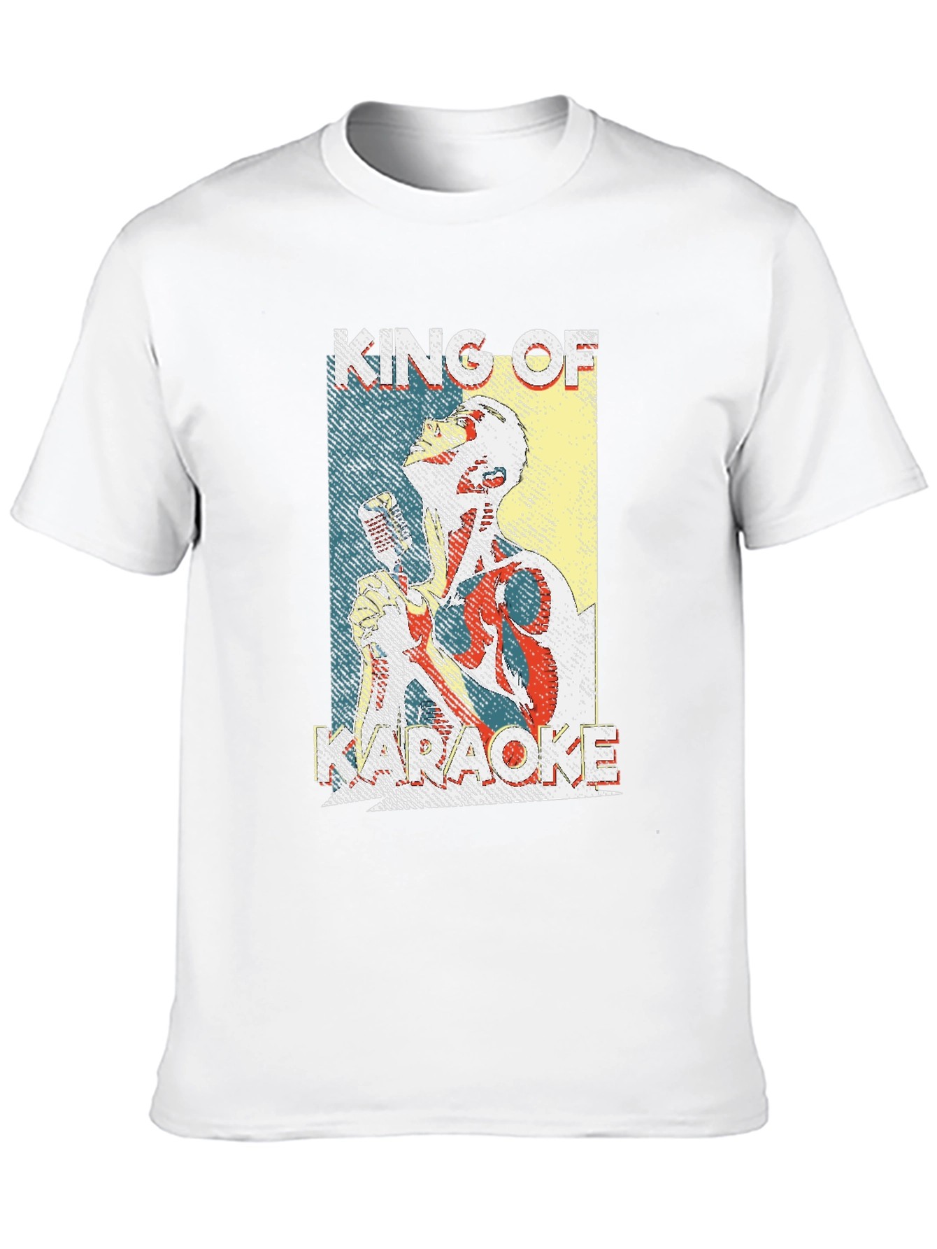 Black King of Karaoke Black T-Shirt view 10