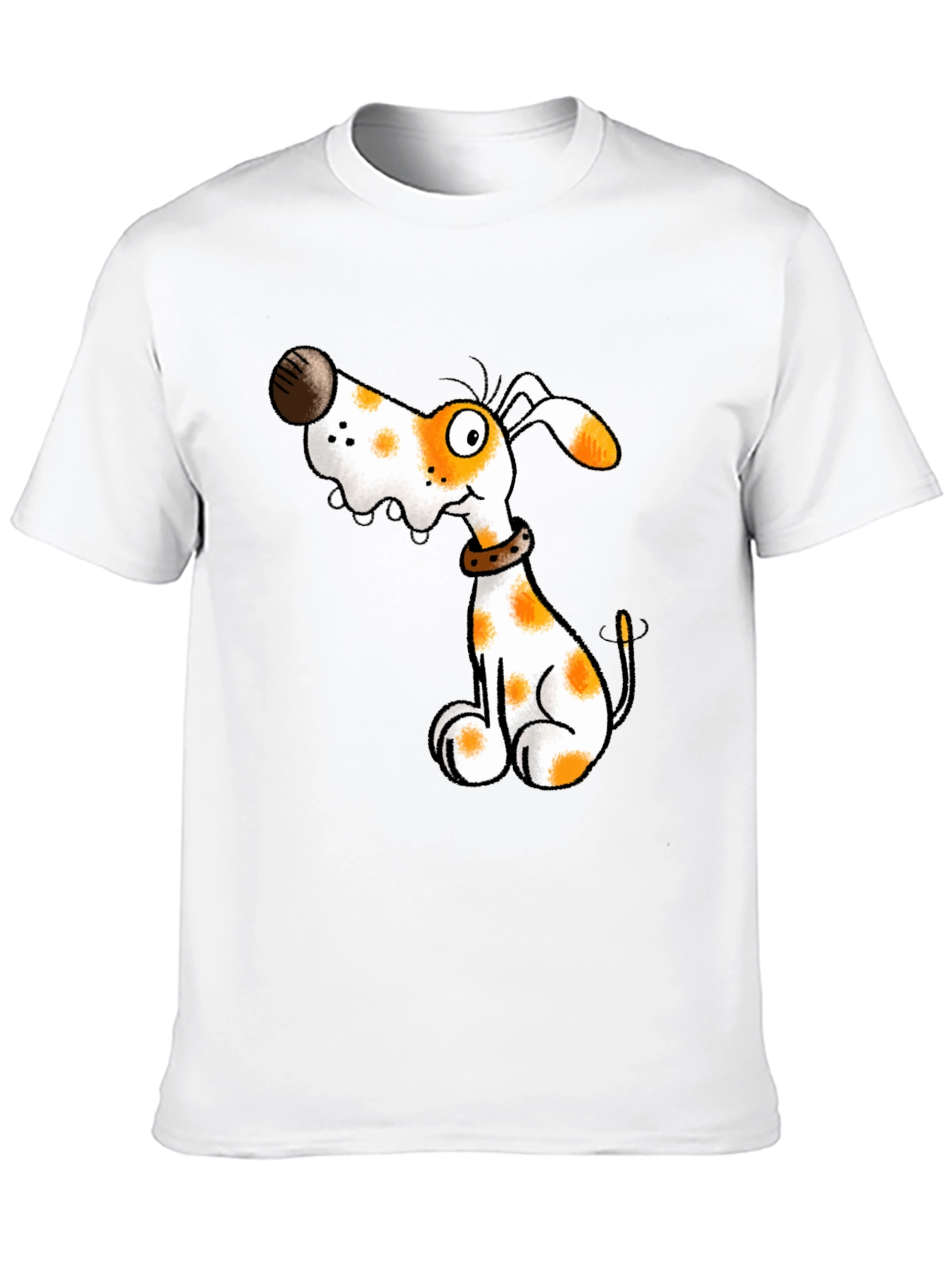 Dog Cartoon Graphic Tee - Black Unisex T-Shirt - 10