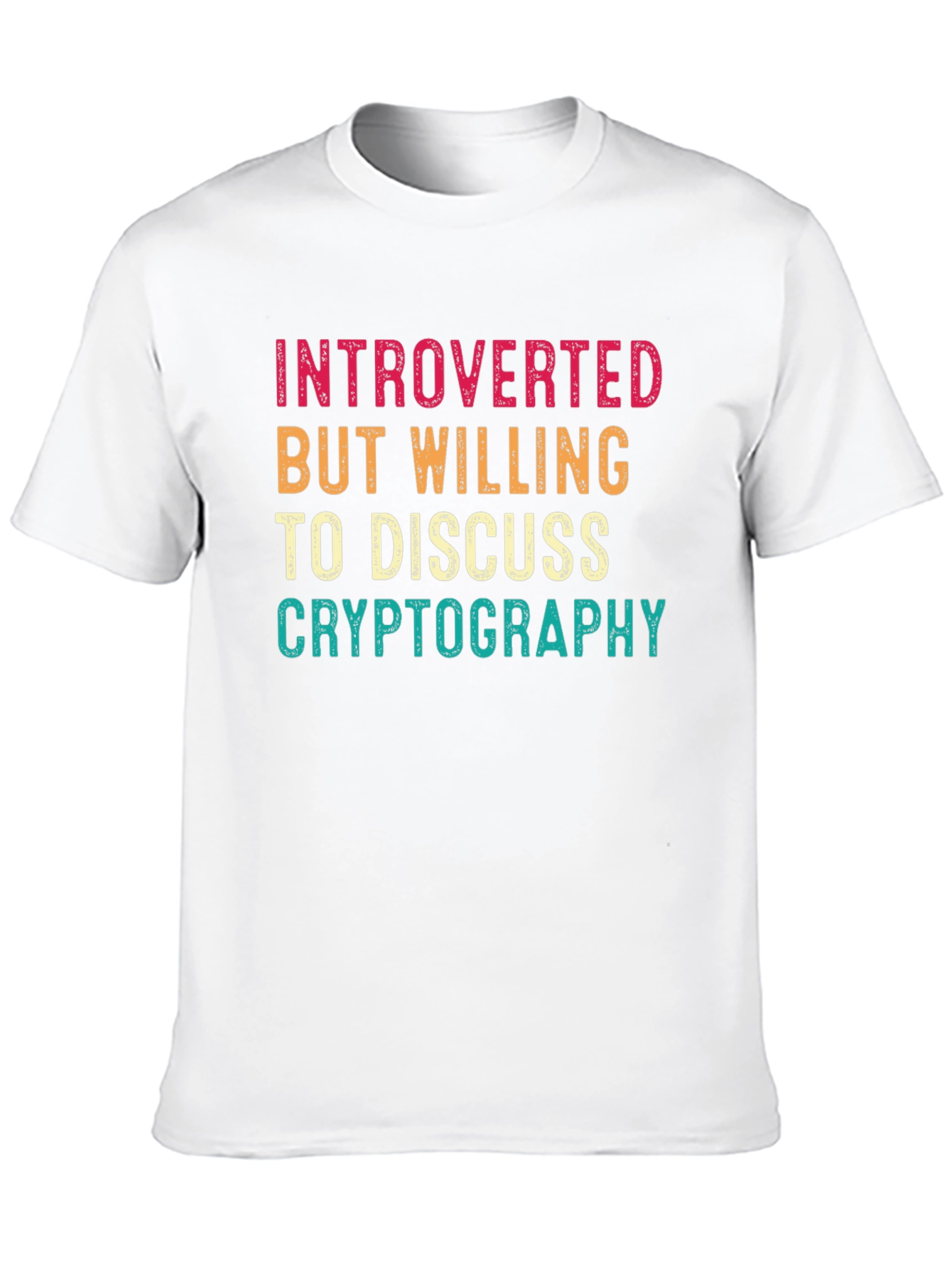 Black Introverted Cryptography Enthusiast T-Shirt view 10