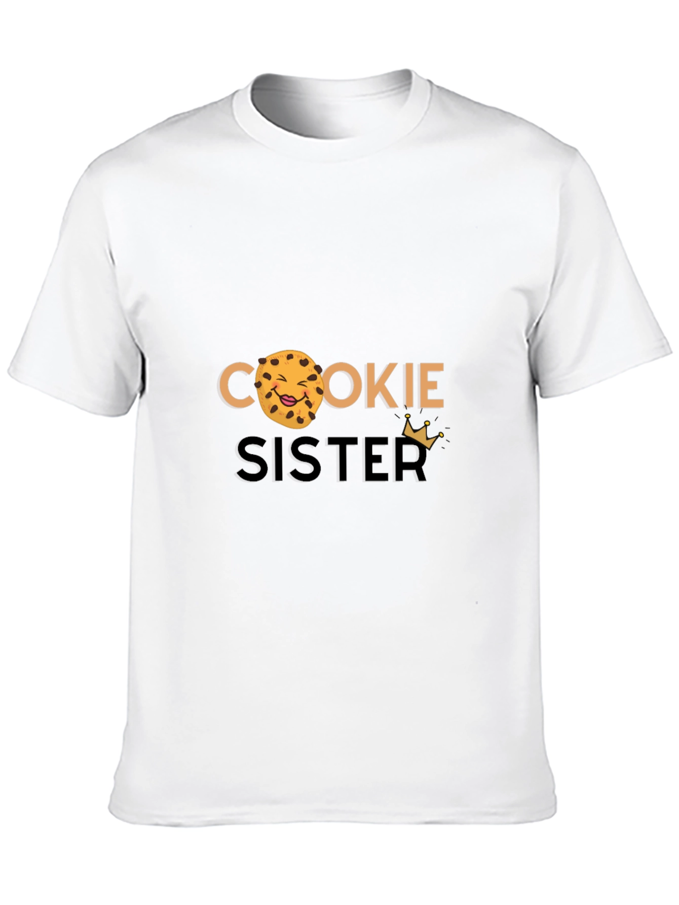 Black Cookie Sister Black Graphic T-Shirt view 10