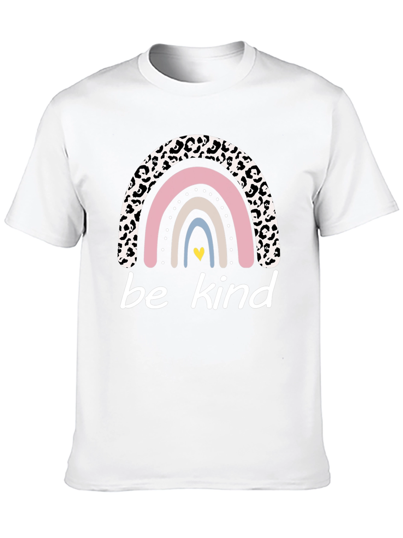 Black Be Kind Rainbow Graphic Tee view 10