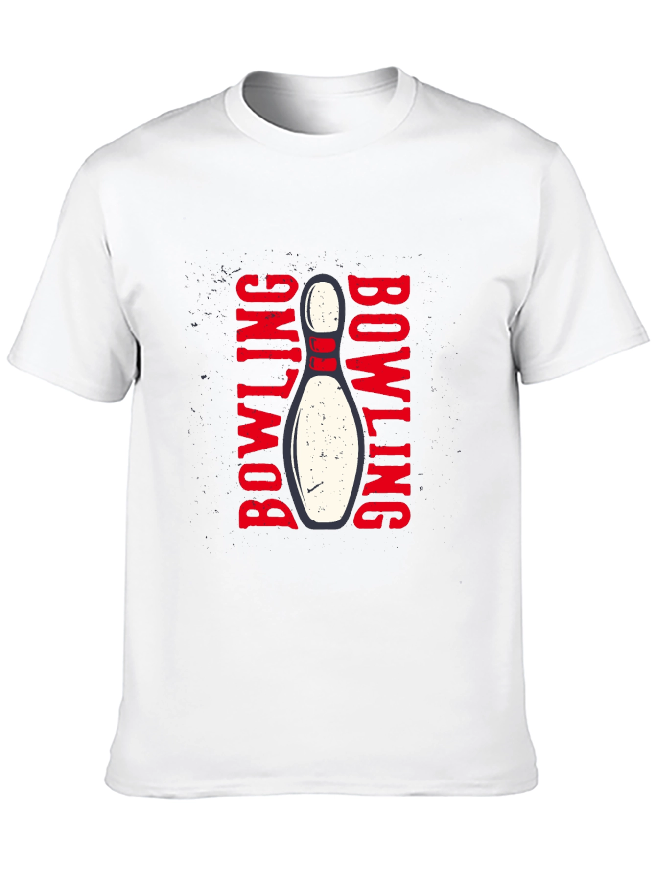 Black Bowling Strike Graphic T-Shirt - Black Cotton Tee view 10
