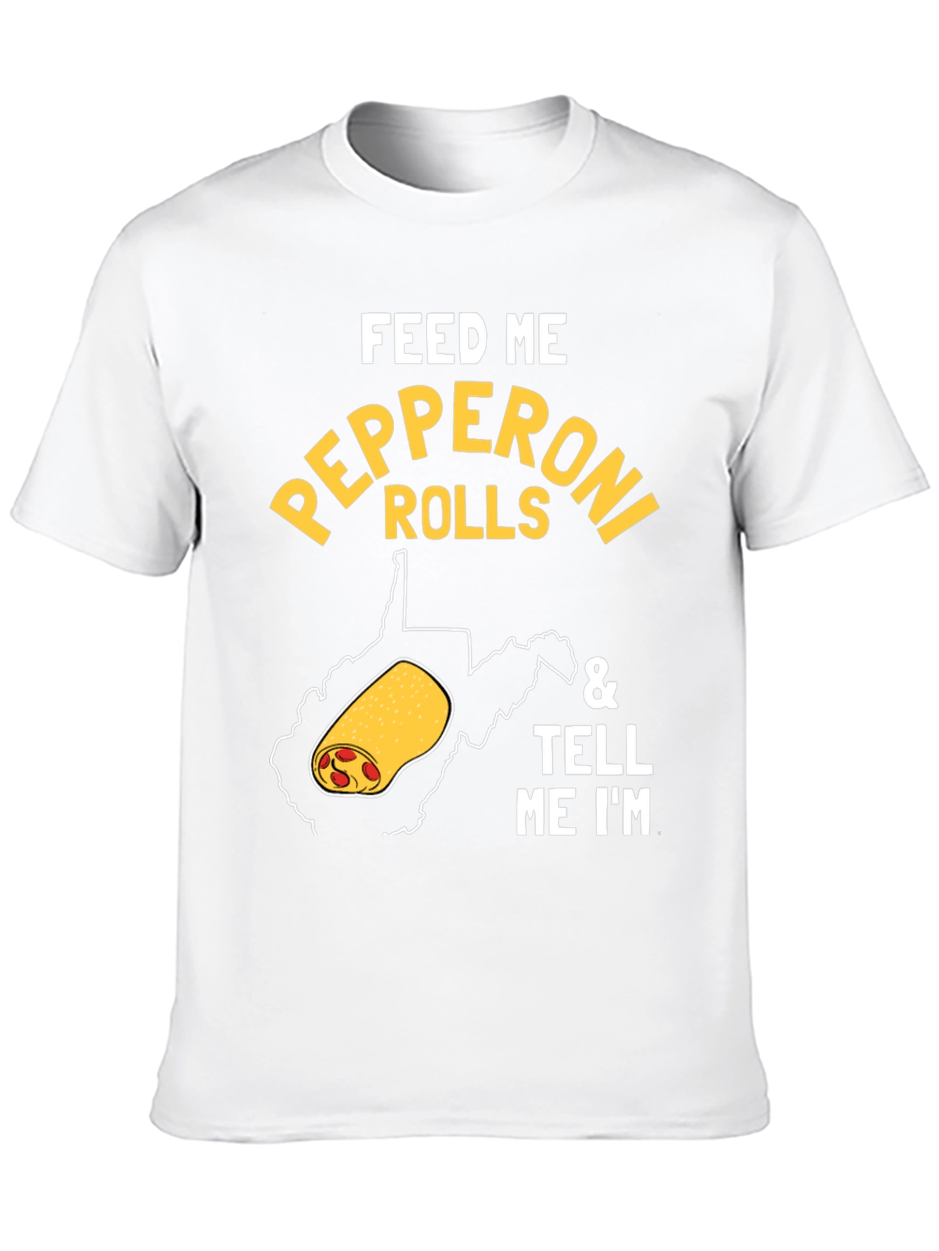 Black Feed Me Pepperoni Rolls Graphic Tee view 10