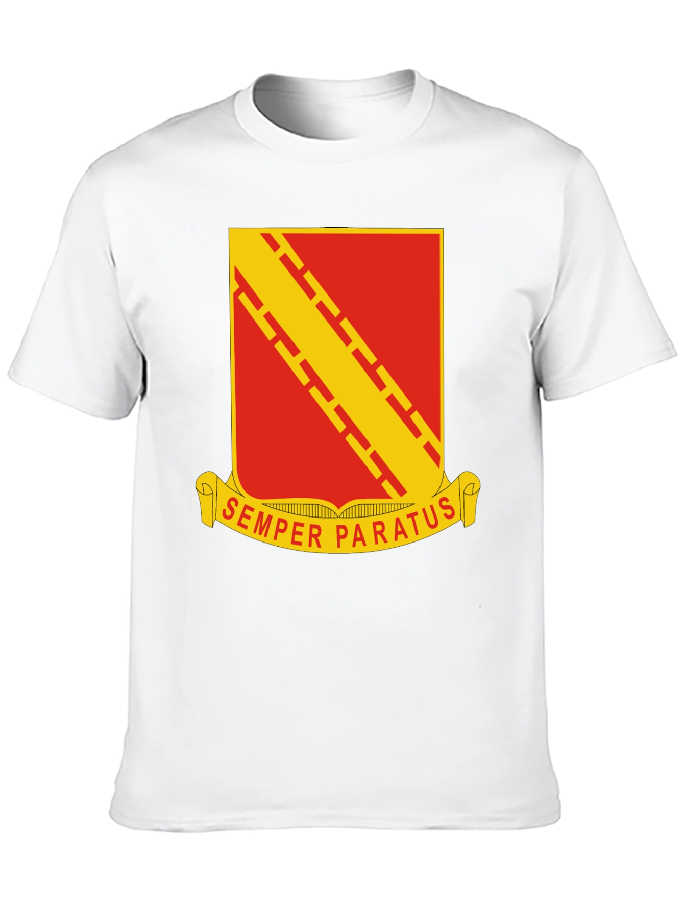 Black Semper Paratus T-Shirt - Military Graphic Tee view 10
