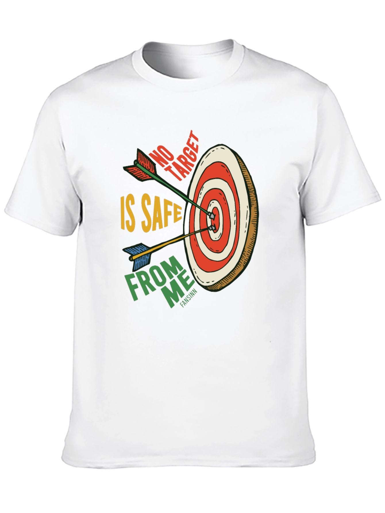 Black Target Practice Graphic Tee: No Target is Safe view 10