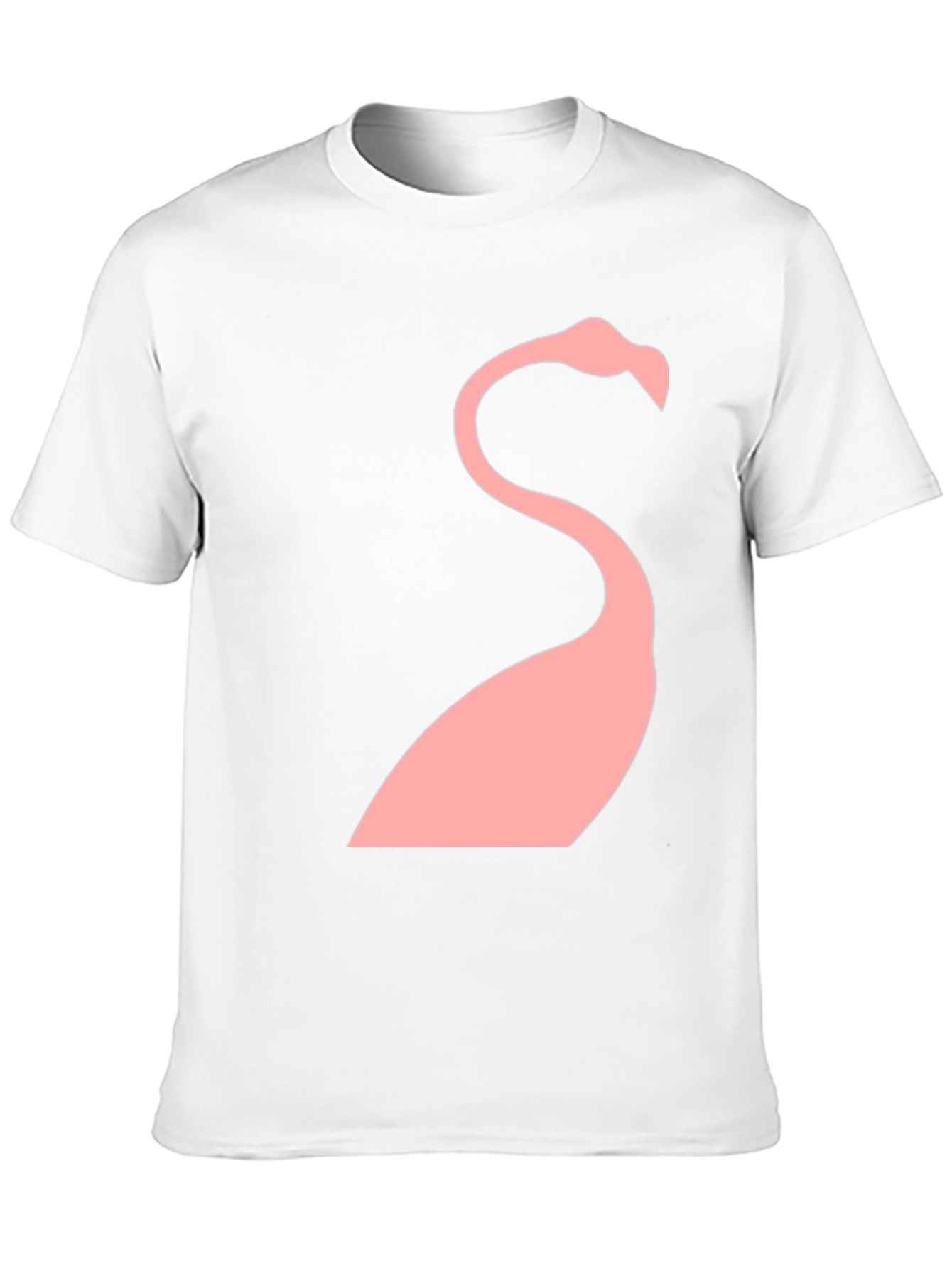 Black Men's Black Flamingo Graphic Tee view 10