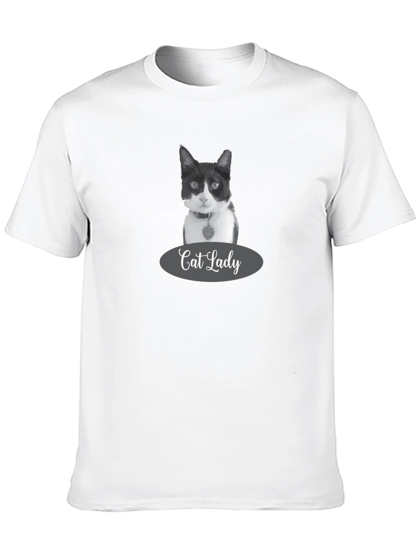 Black Cat Lady Black T-Shirt - Stylish Pet Lover Apparel view 10