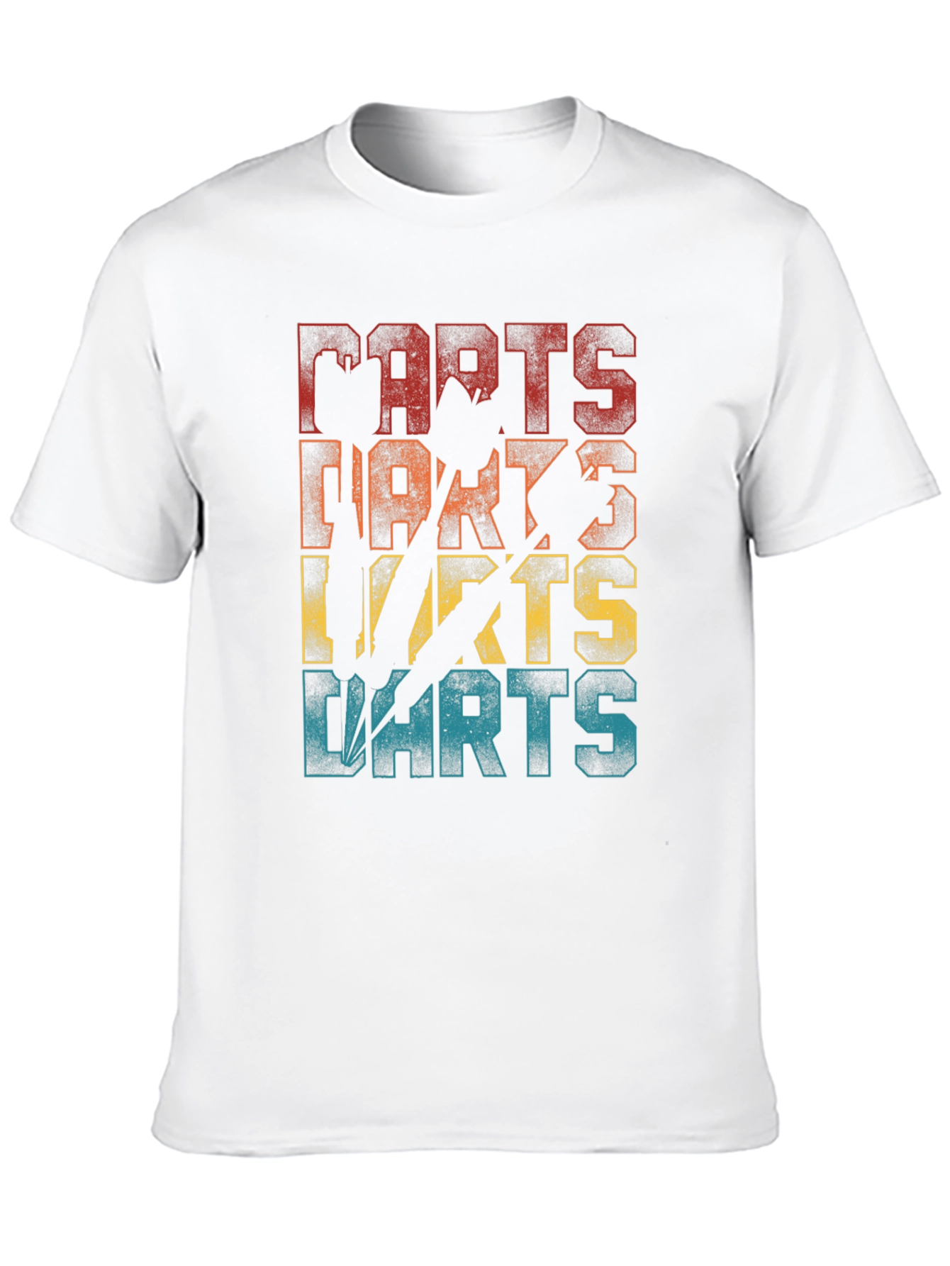 Black Vintage Darts T-Shirt - Retro Claw Graphic Tee view 10