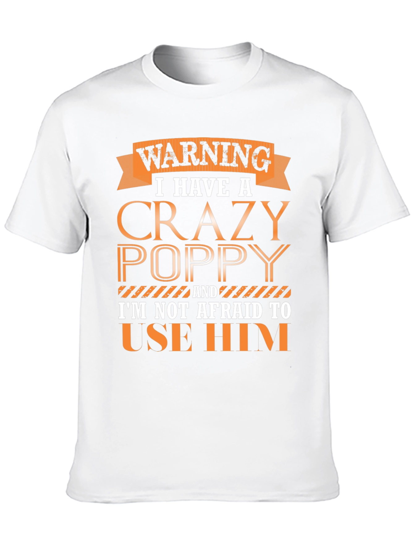 Black Crazy Poppy Graphic Tee - Gift for Grandfathers view 10