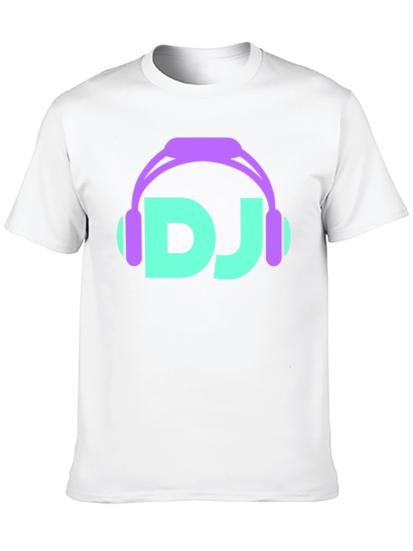 Black DJ Headphones Graphic T-Shirt - Black view 10