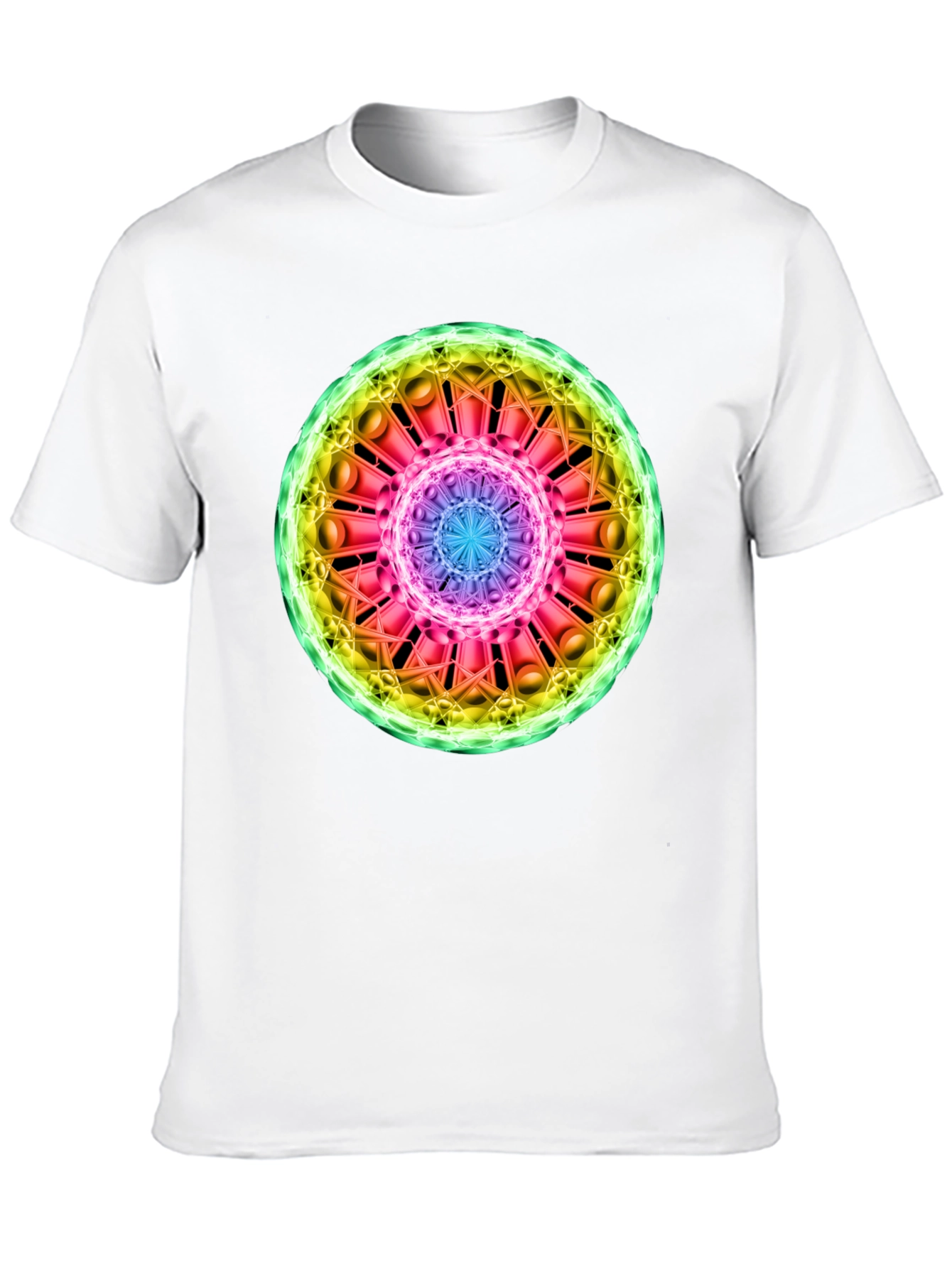 Black Cosmic Mandala Graphic Tee - Black view 10
