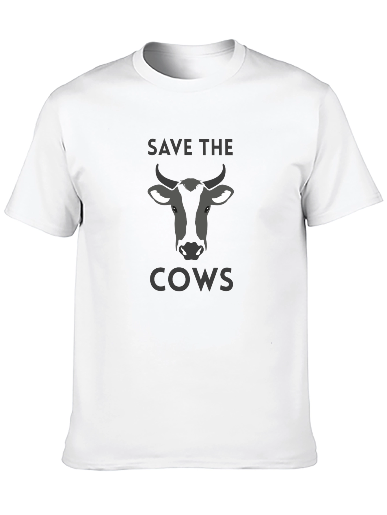 Save The Cows Graphic Tee - Animal Lover's T-Shirt - 10