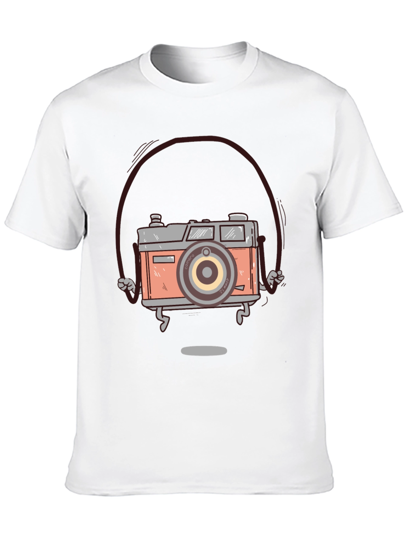 Black Vintage Camera Graphic Tee - Cool Retro Style view 10
