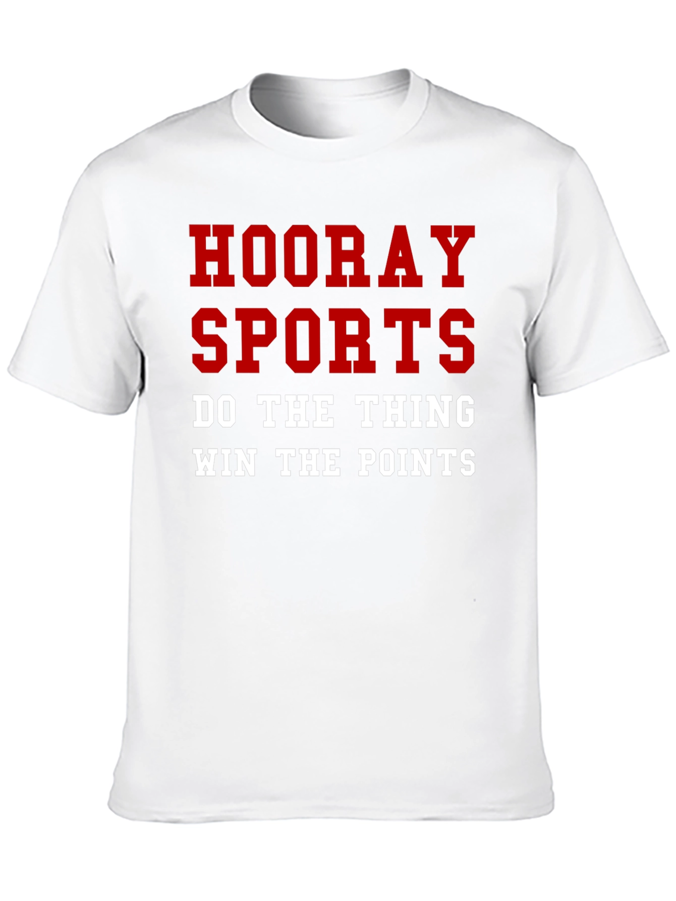 Black Hooray Sports T-Shirt - Funny Athlete Tee view 10