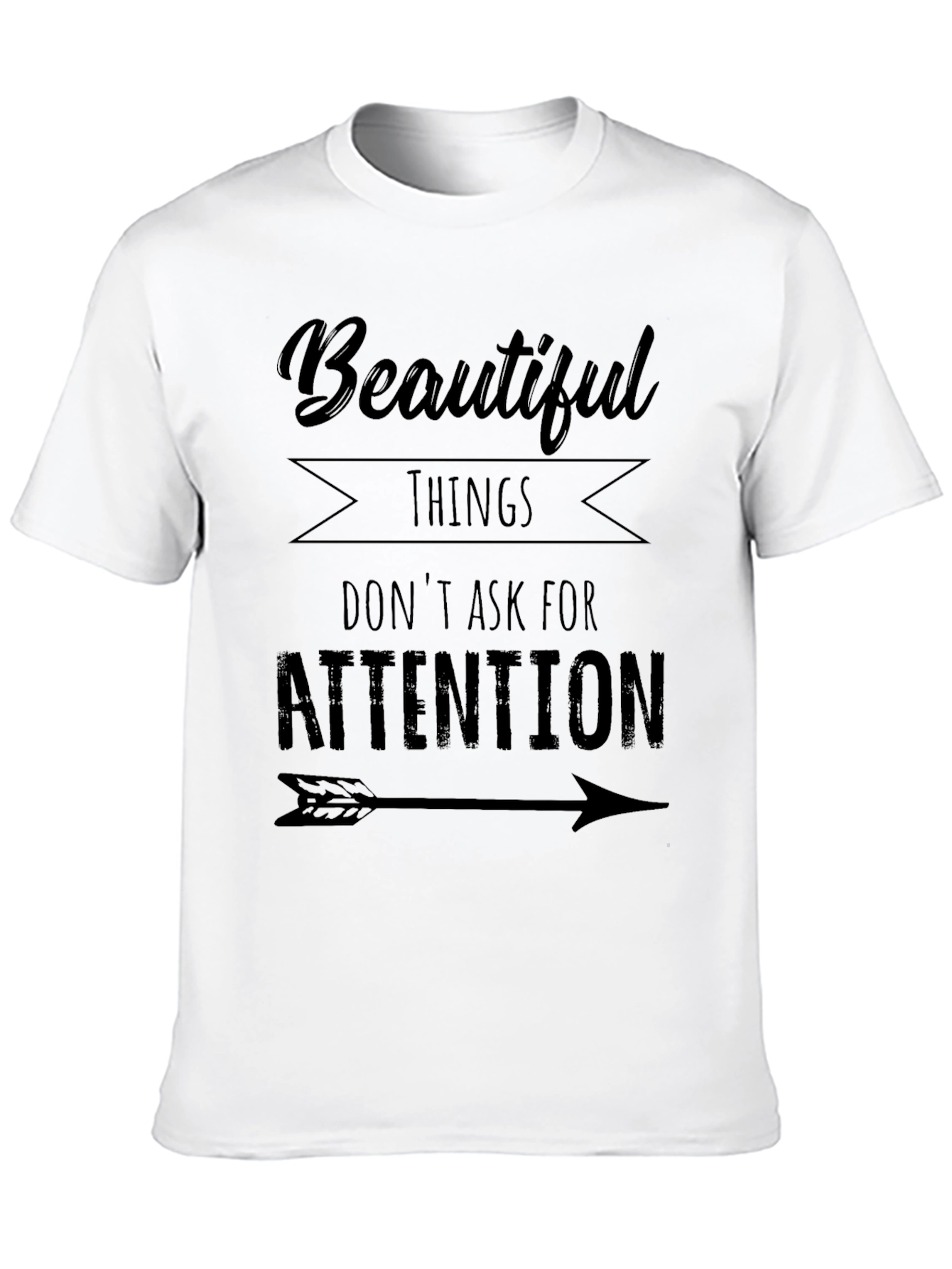 Black Beautiful Things Tee - Black Graphic Print T-Shirt view 10
