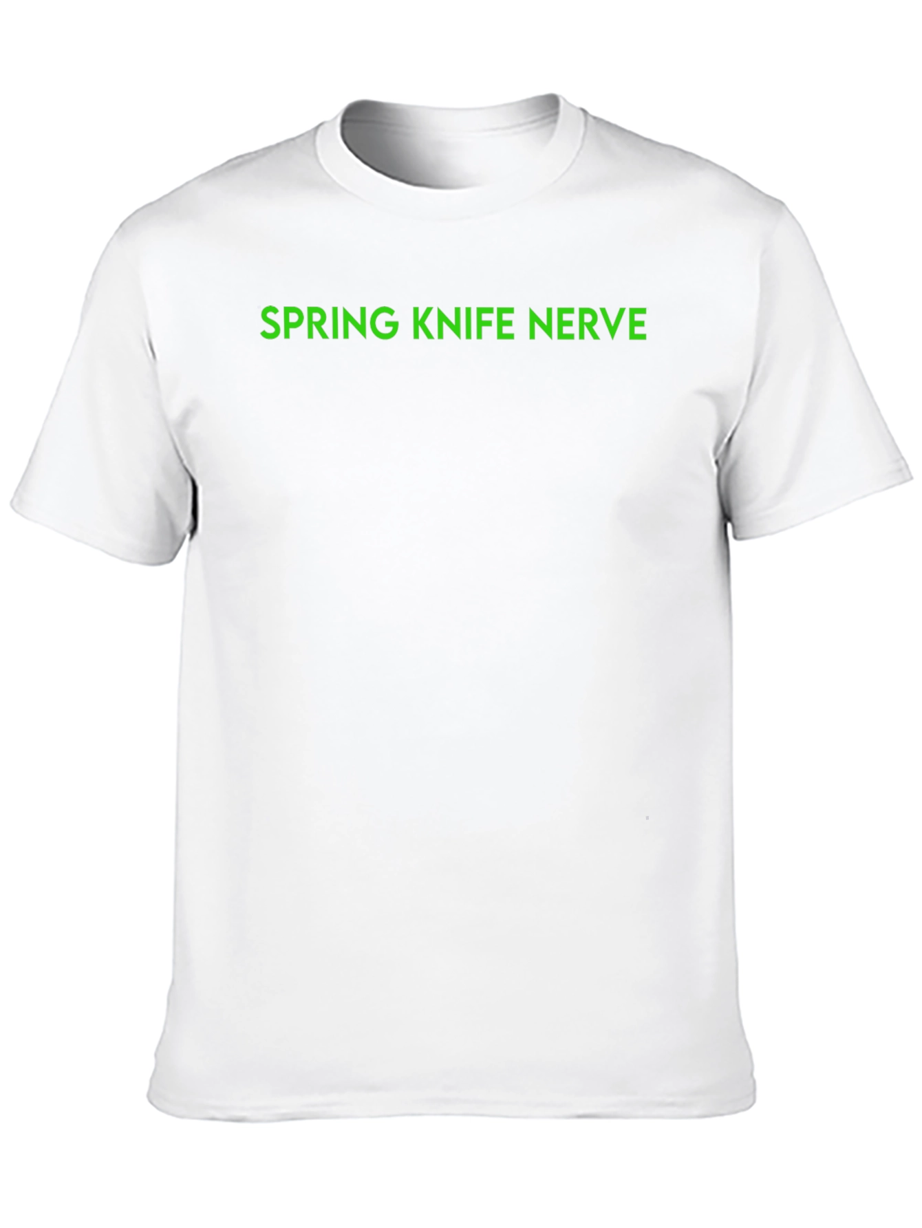 Black Spring Knife Nerve - Black T-Shirt view 10