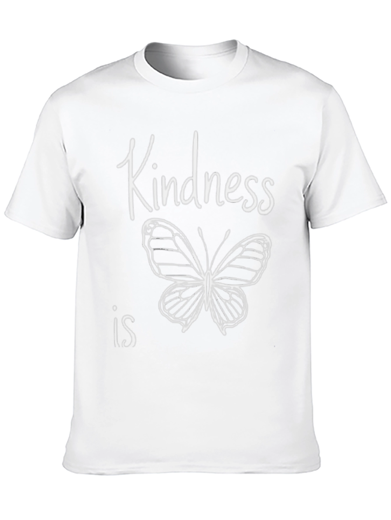 Black Kindness Butterfly Graphic Tee view 10