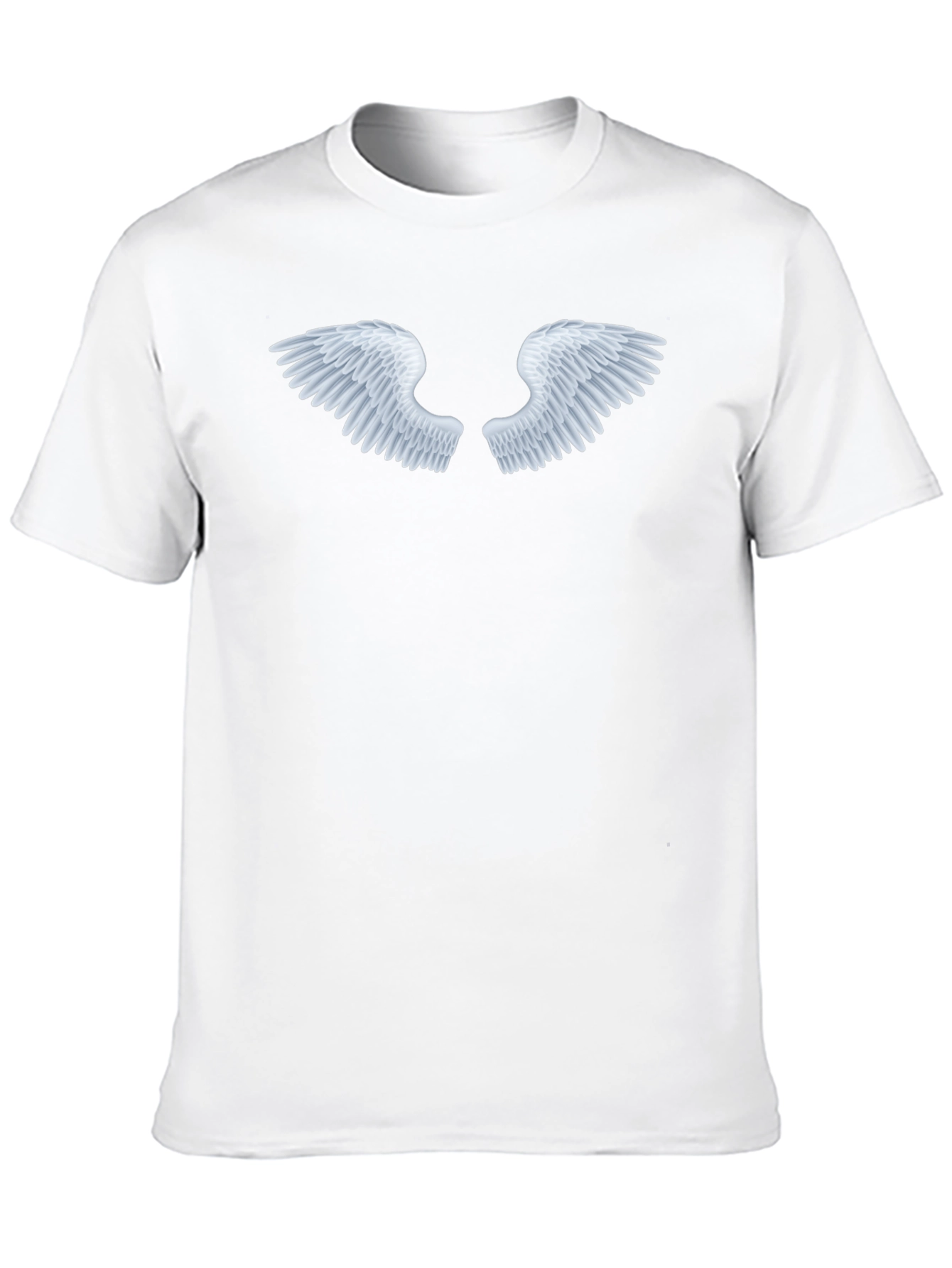 Black Angel Wings Black Tee - Classic Style view 10