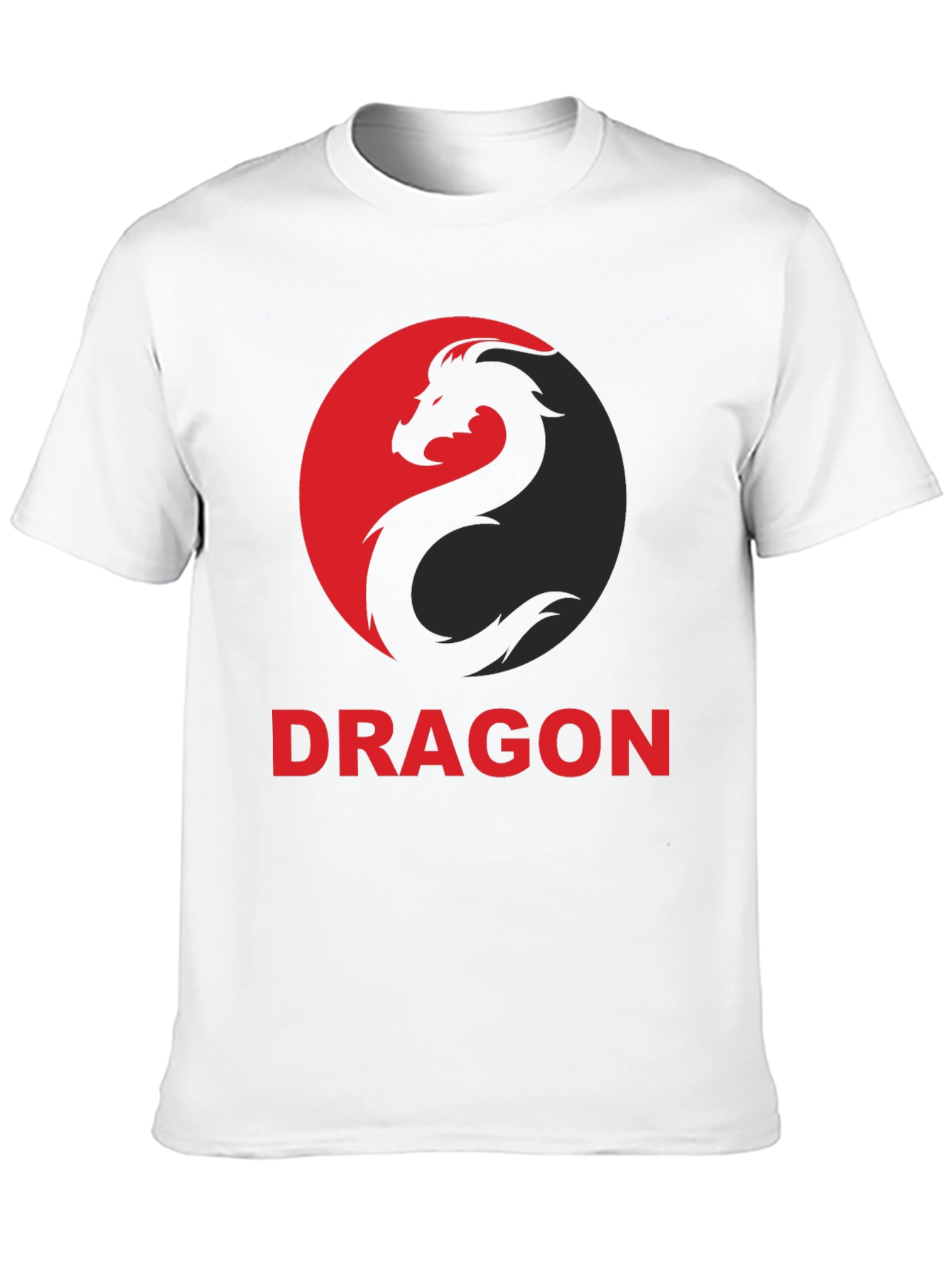 Black Dragon Graphic Tee - Black Cotton T-Shirt view 10