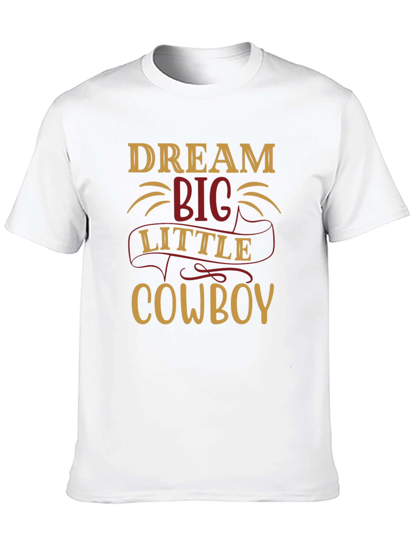 Dream Big Little Cowboy Graphic Tee - 10