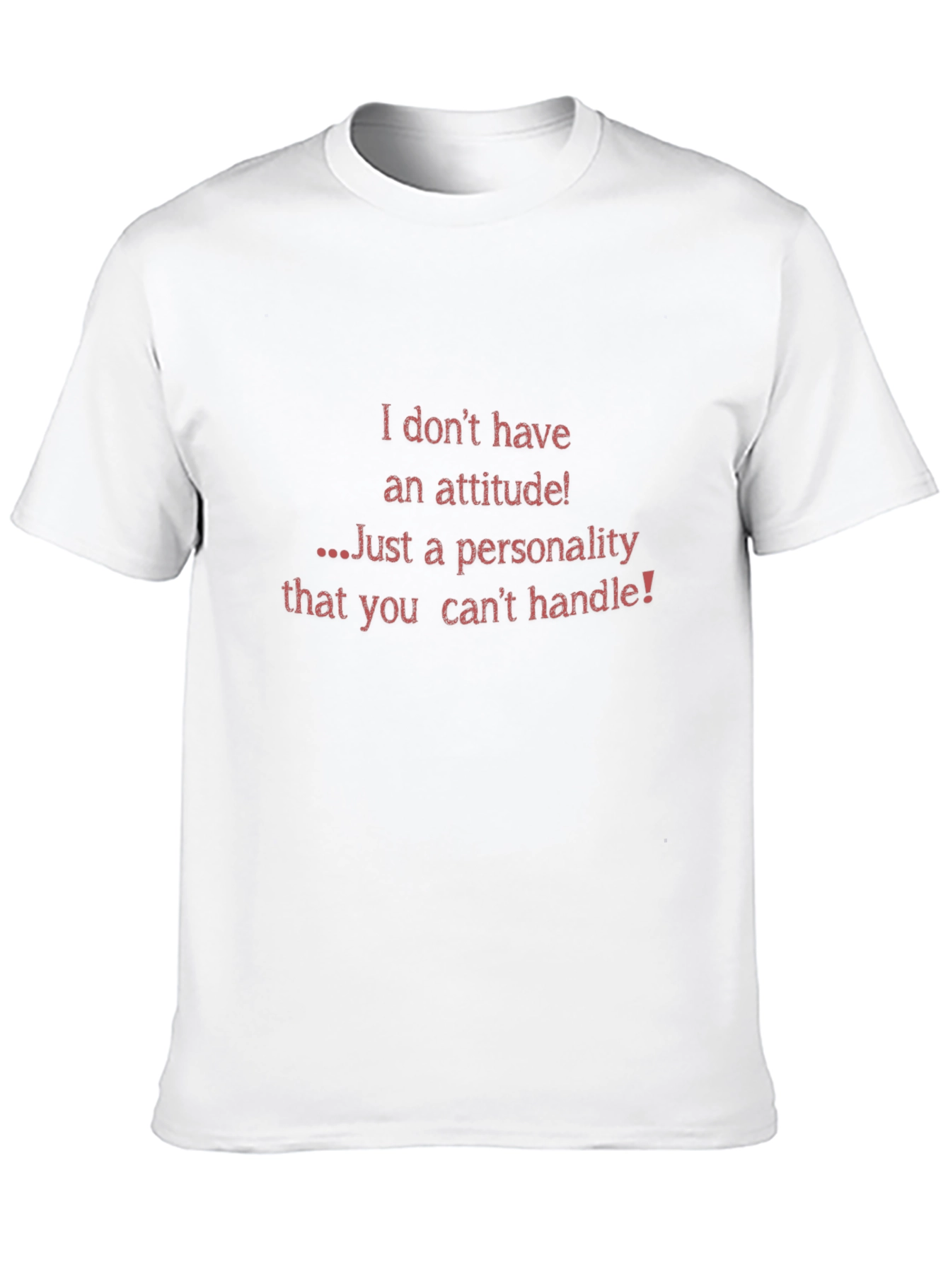 Black Funny Attitude Personality T-Shirt view 10