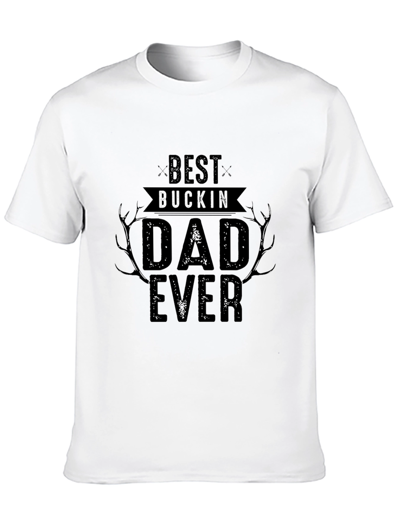 Best Buckin' Dad Ever Black T-Shirt - 10