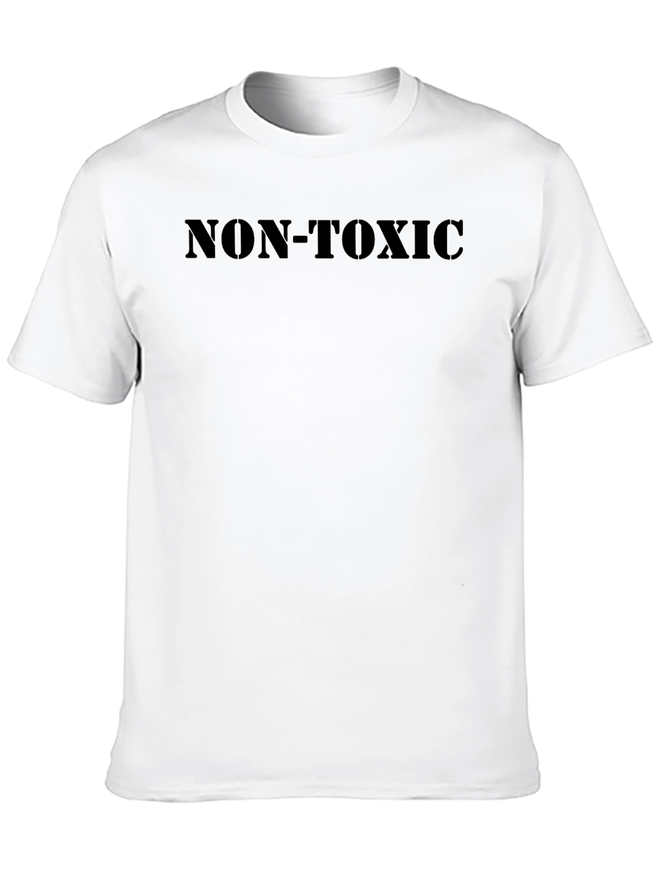 Black Non-Toxic Statement T-Shirt - Black view 10