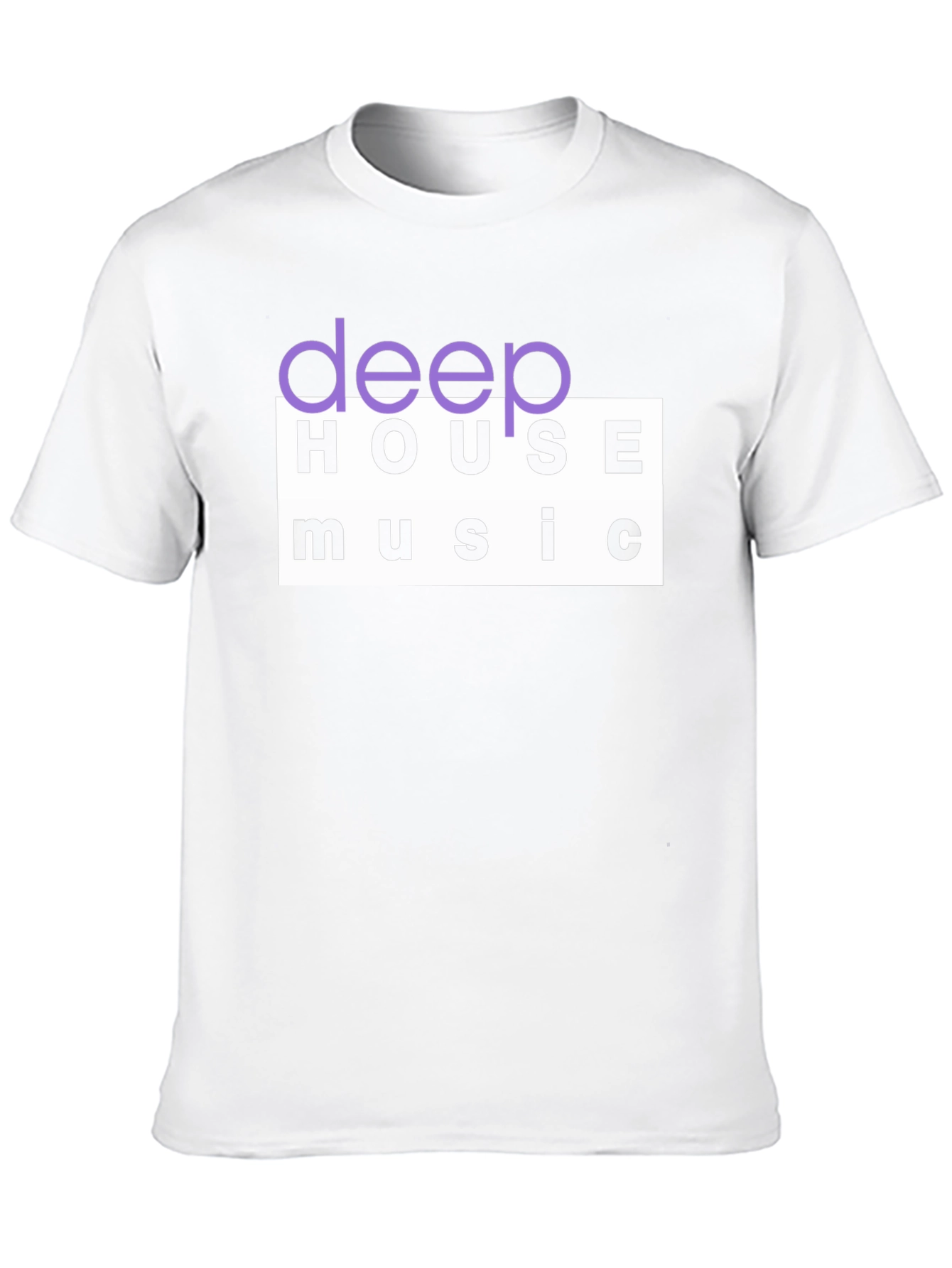 Black Deep House Music Black Graphic T-Shirt view 10