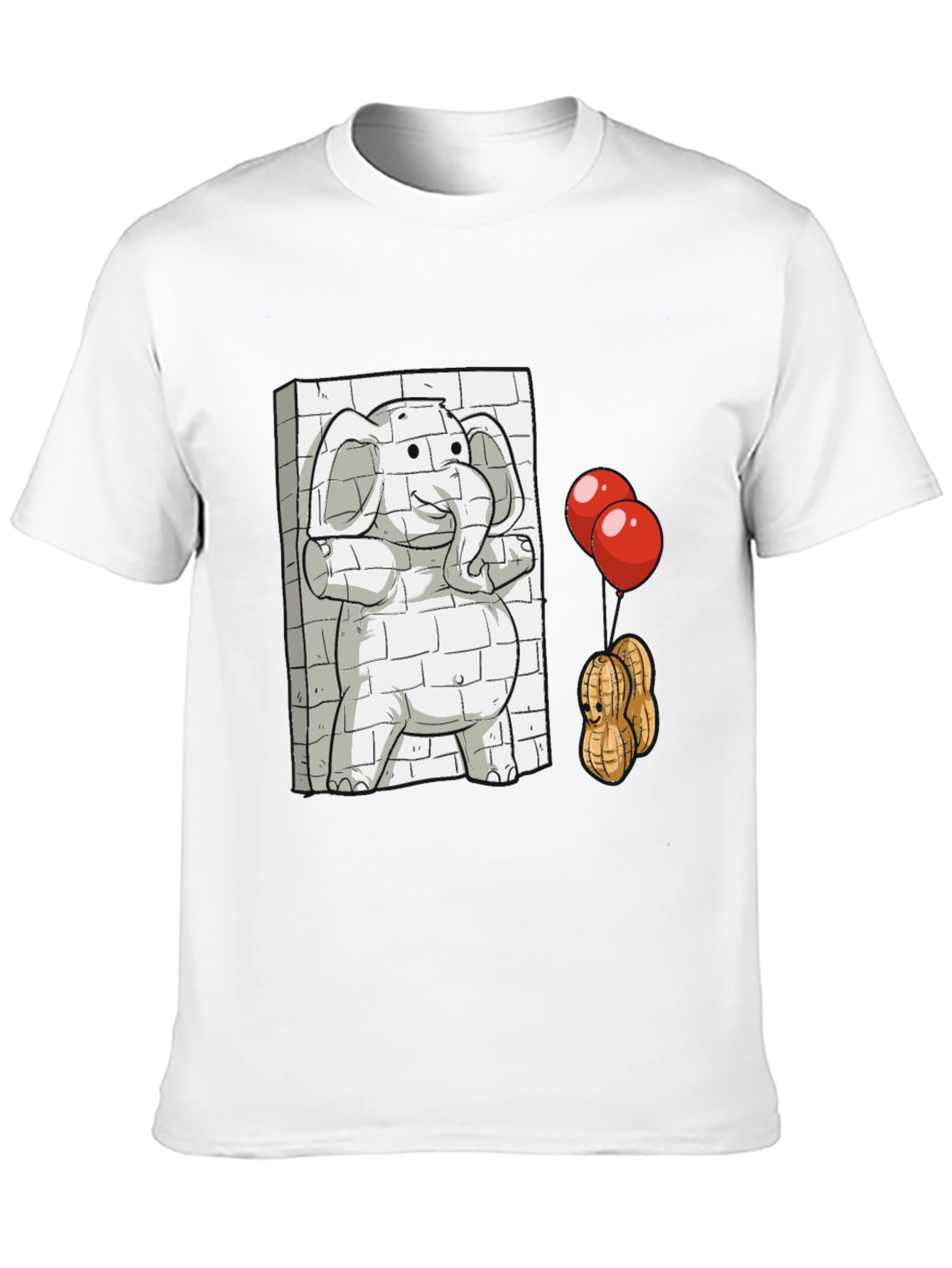 Black Elephant & Peanuts Graphic T-Shirt view 10