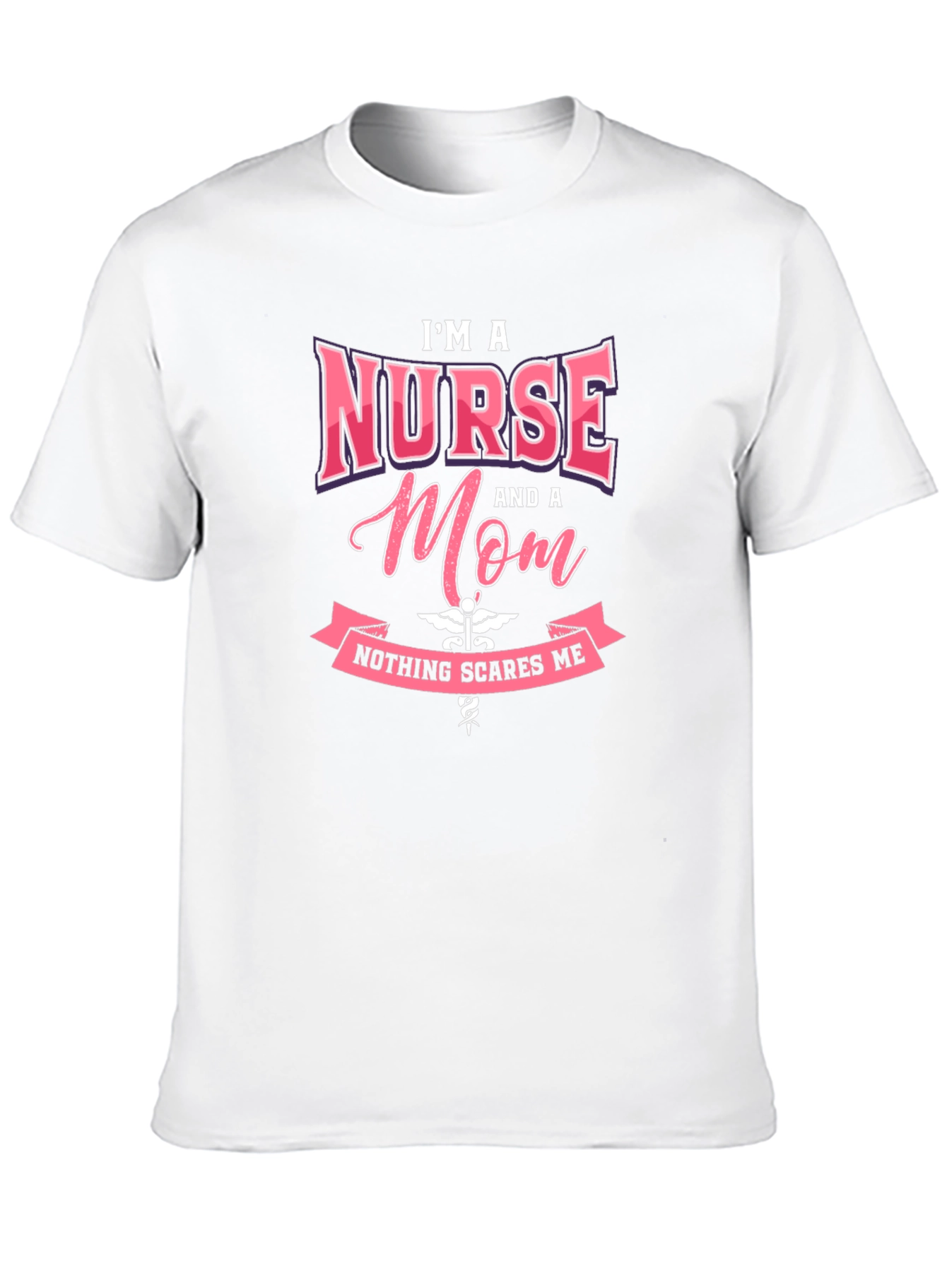 Black I'm A Nurse and a Mom T-Shirt view 10