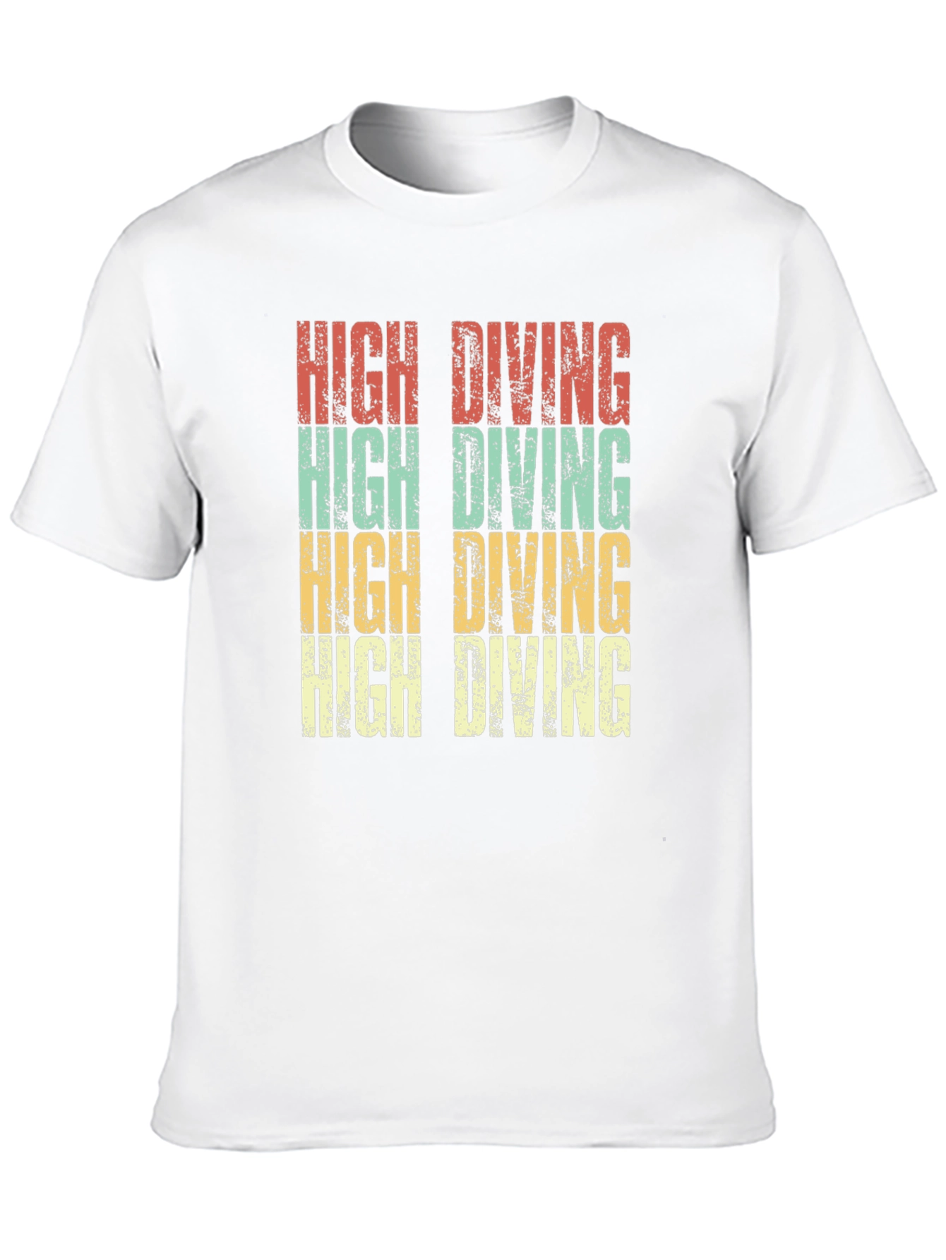 Black High Diving Retro T-Shirt view 10